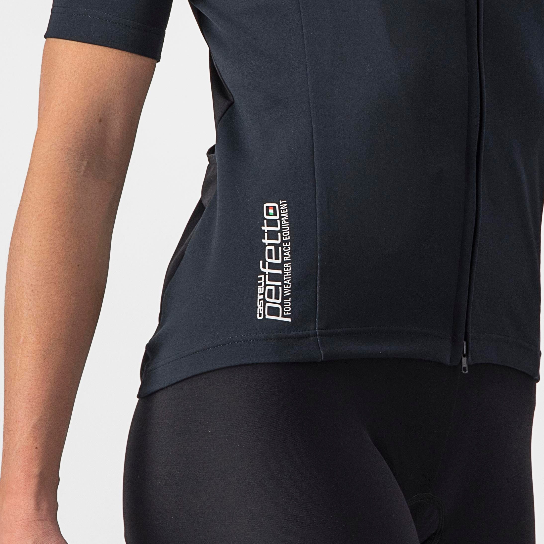 Perfetto ros 2w wind jersey - light black - castelli
