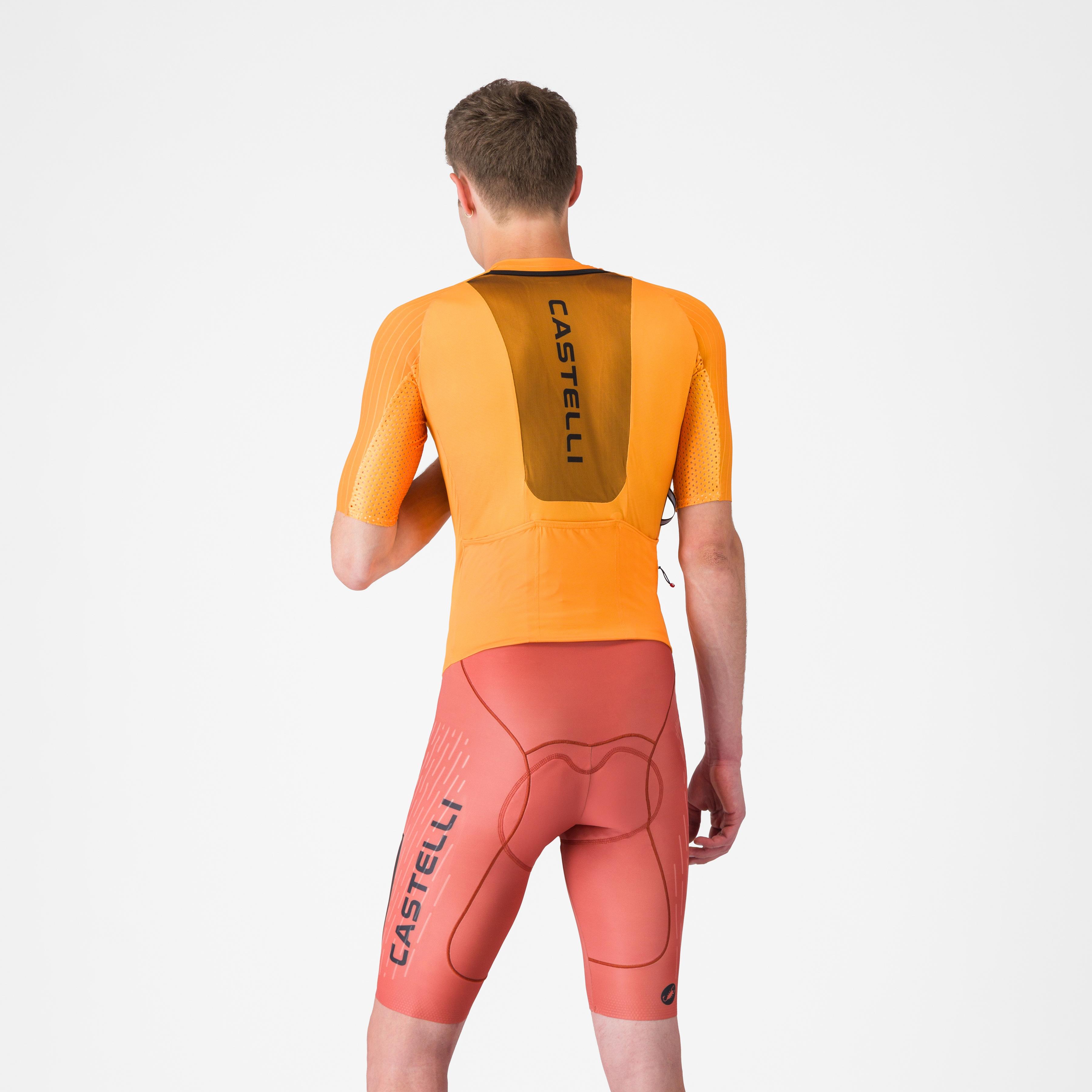 Unlimited speedsuit - vivid orange/hot sauce-black - castelli