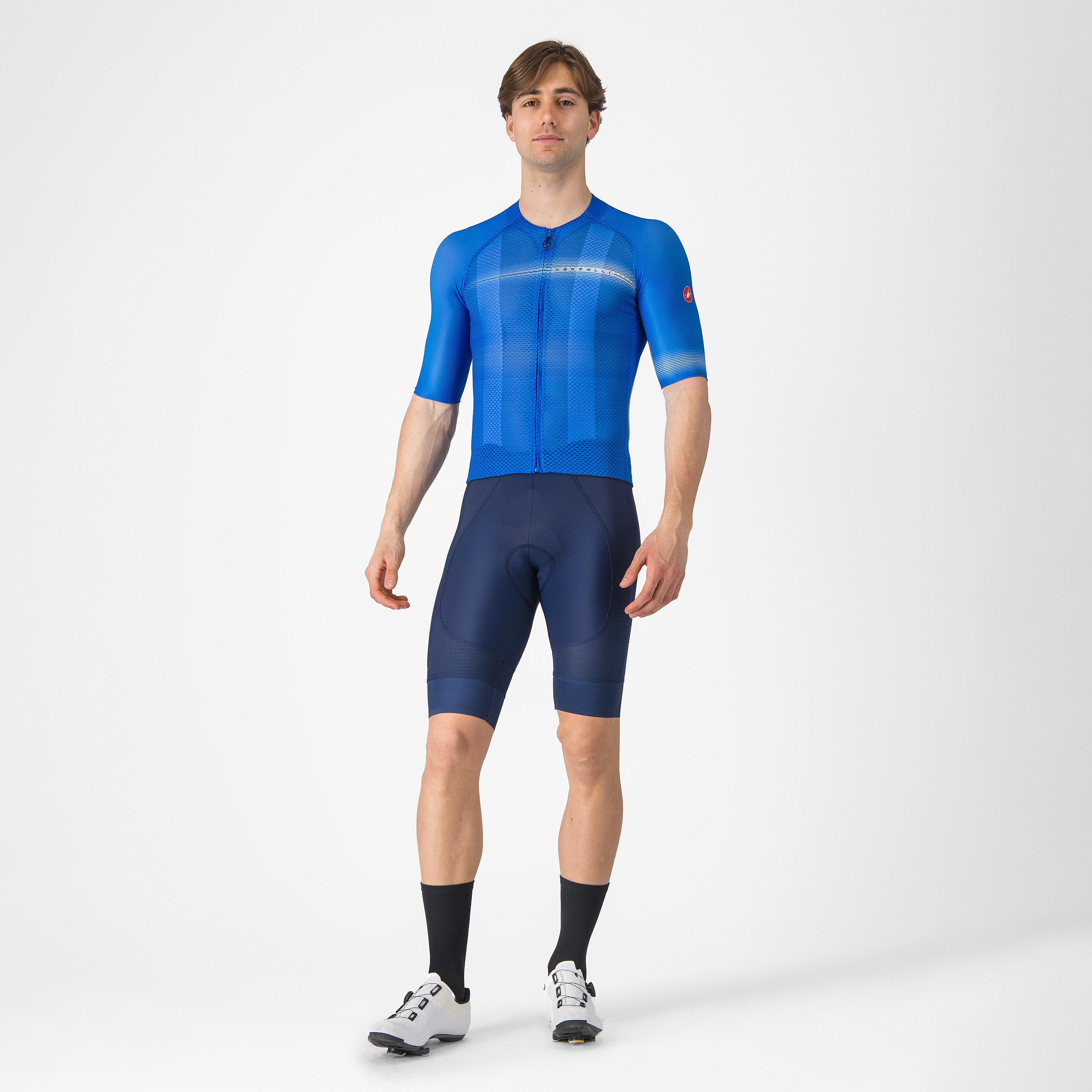 Climber's a/c jersey - azzurro italia/belgian blue - castelli