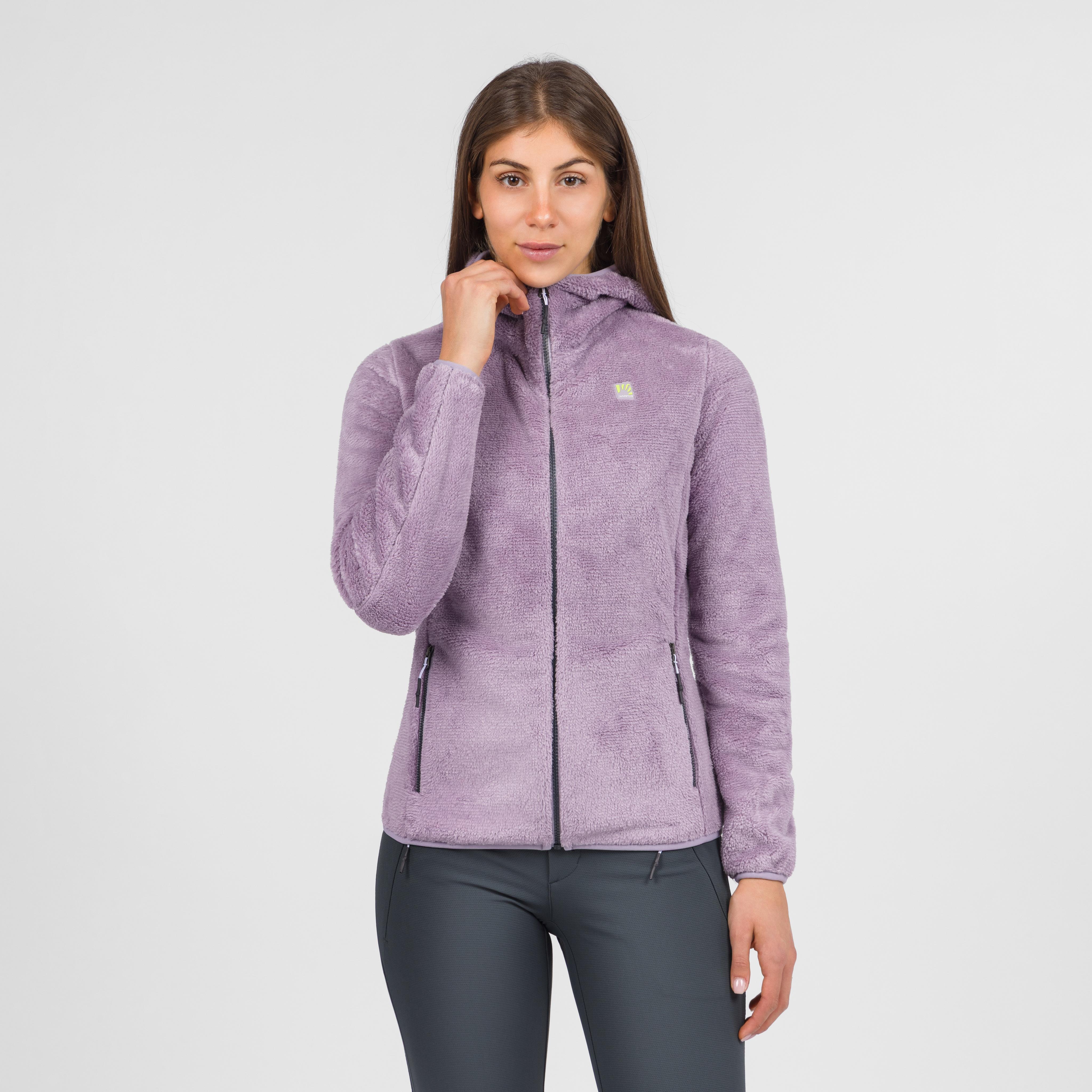 Vertice hoodie w fleece - lavender - karpos