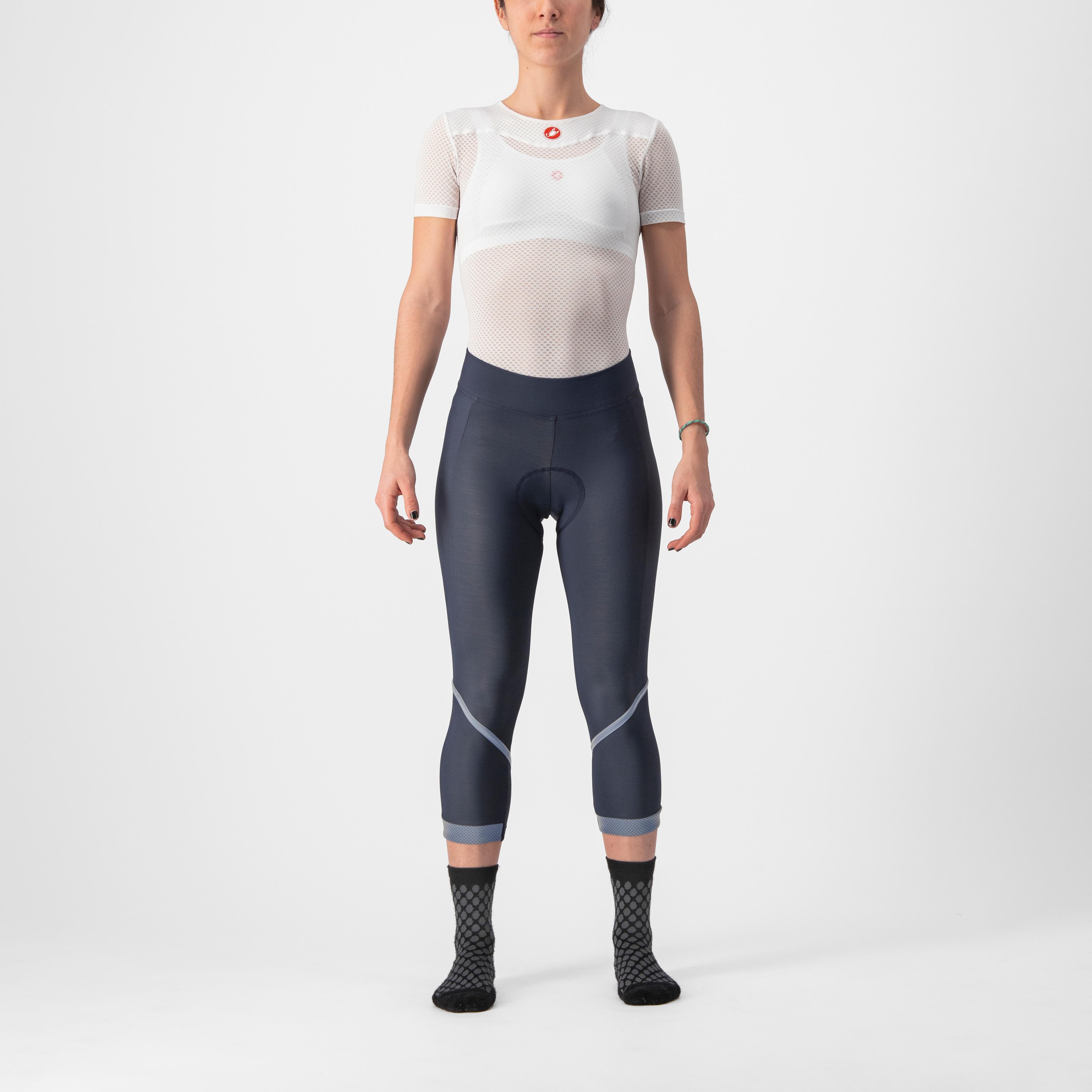 Velocissima thermal knicker - savile blue/silver-silver refl - castelli