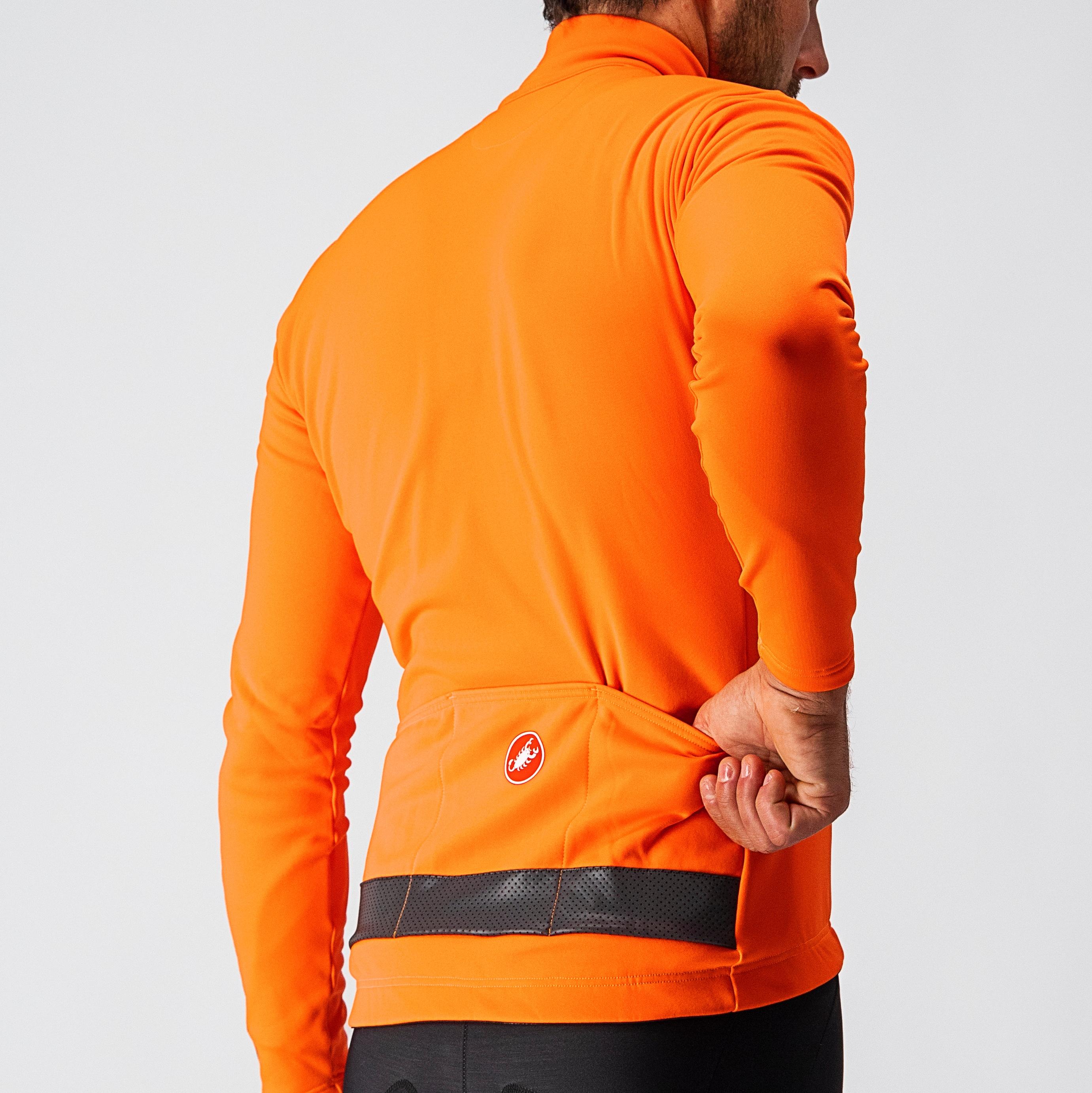 Puro 3 jersey fz - orange/black reflex - castelli