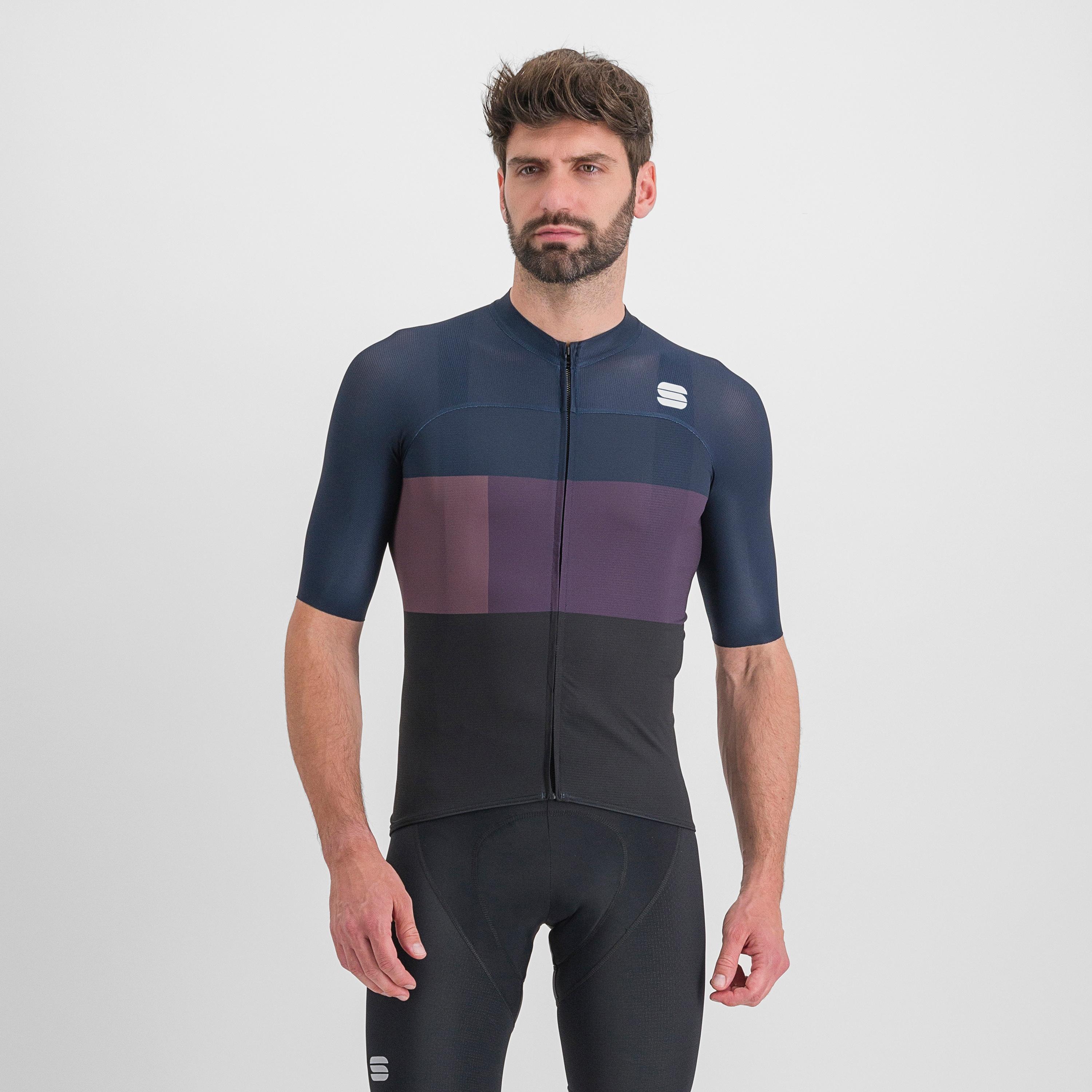 Snap jersey - black galaxy blue - sportful