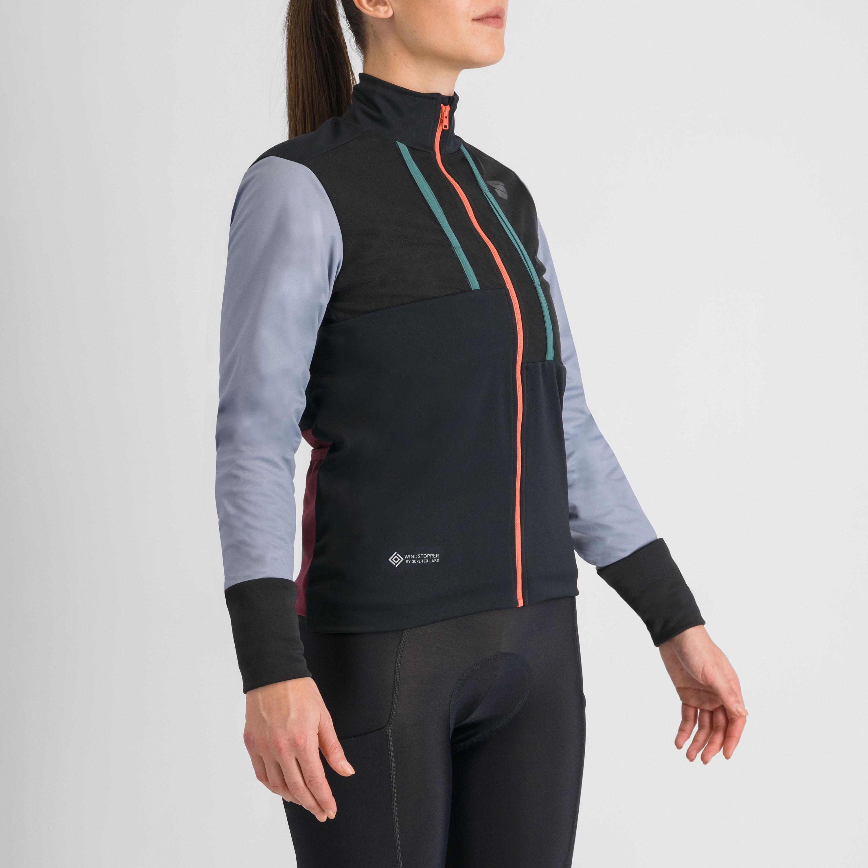 Supergiara w jacket - black cement violet - sportful