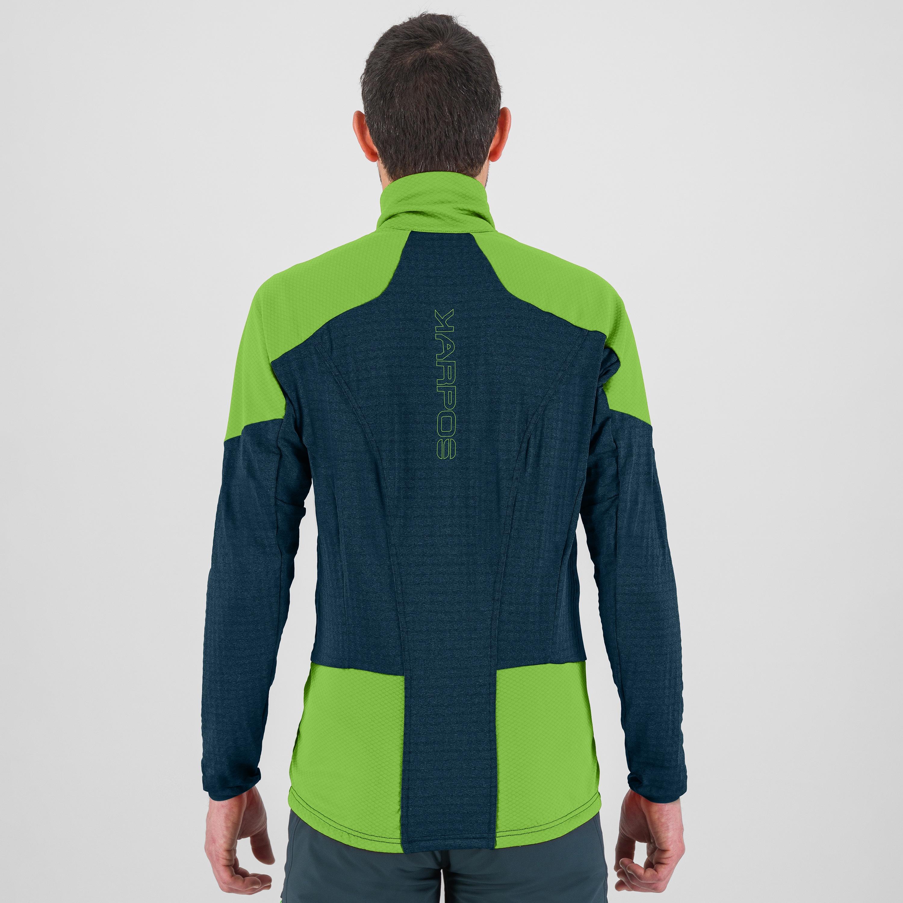 Puez fleece - midnight/green flash - karpos