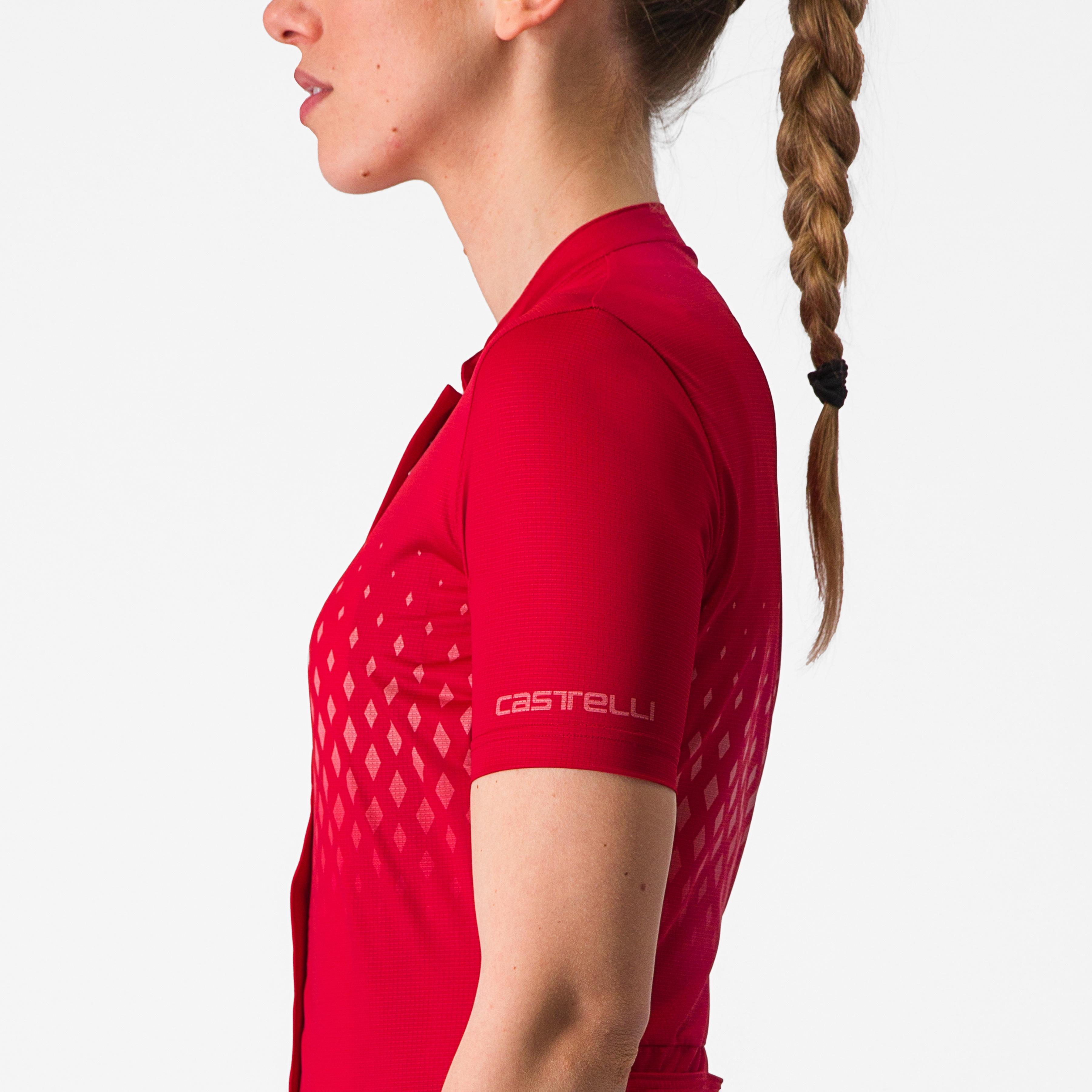 Unlimited sentiero 3 jersey - rich red/mineral red - castelli