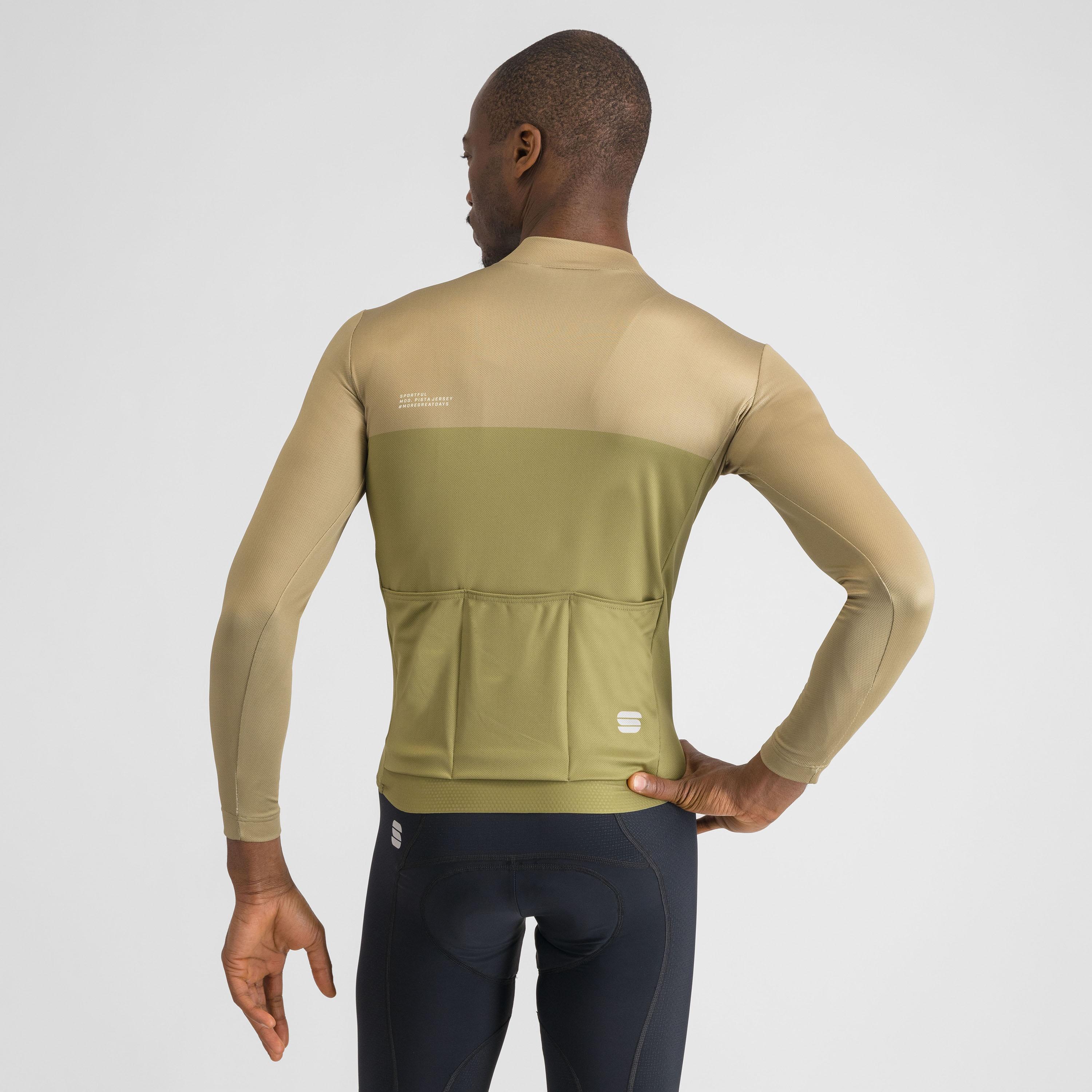 Pista thermal jersey - forest green olive black - sportful