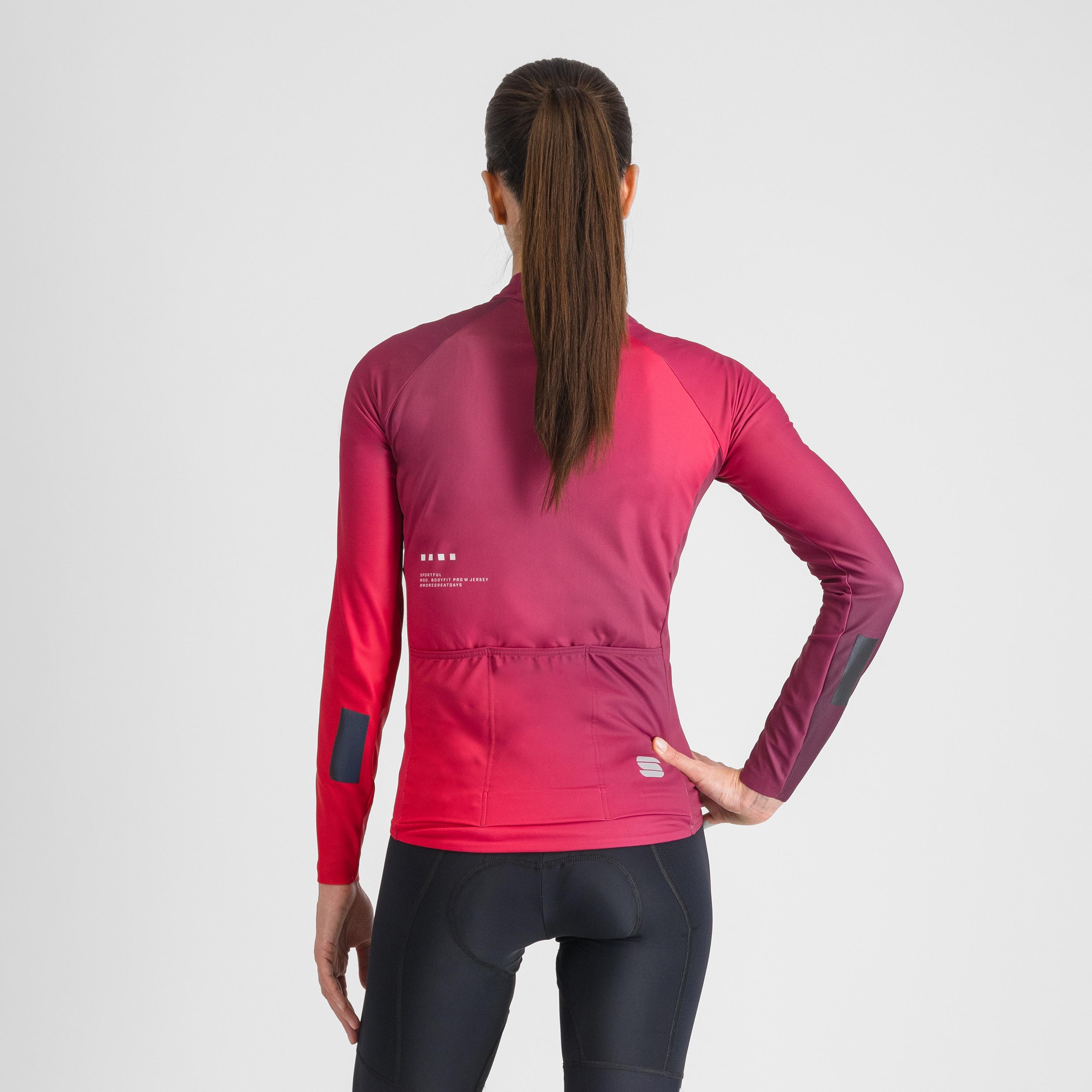 Bodyfit pro w thermal jersey - rasperry violet - sportful