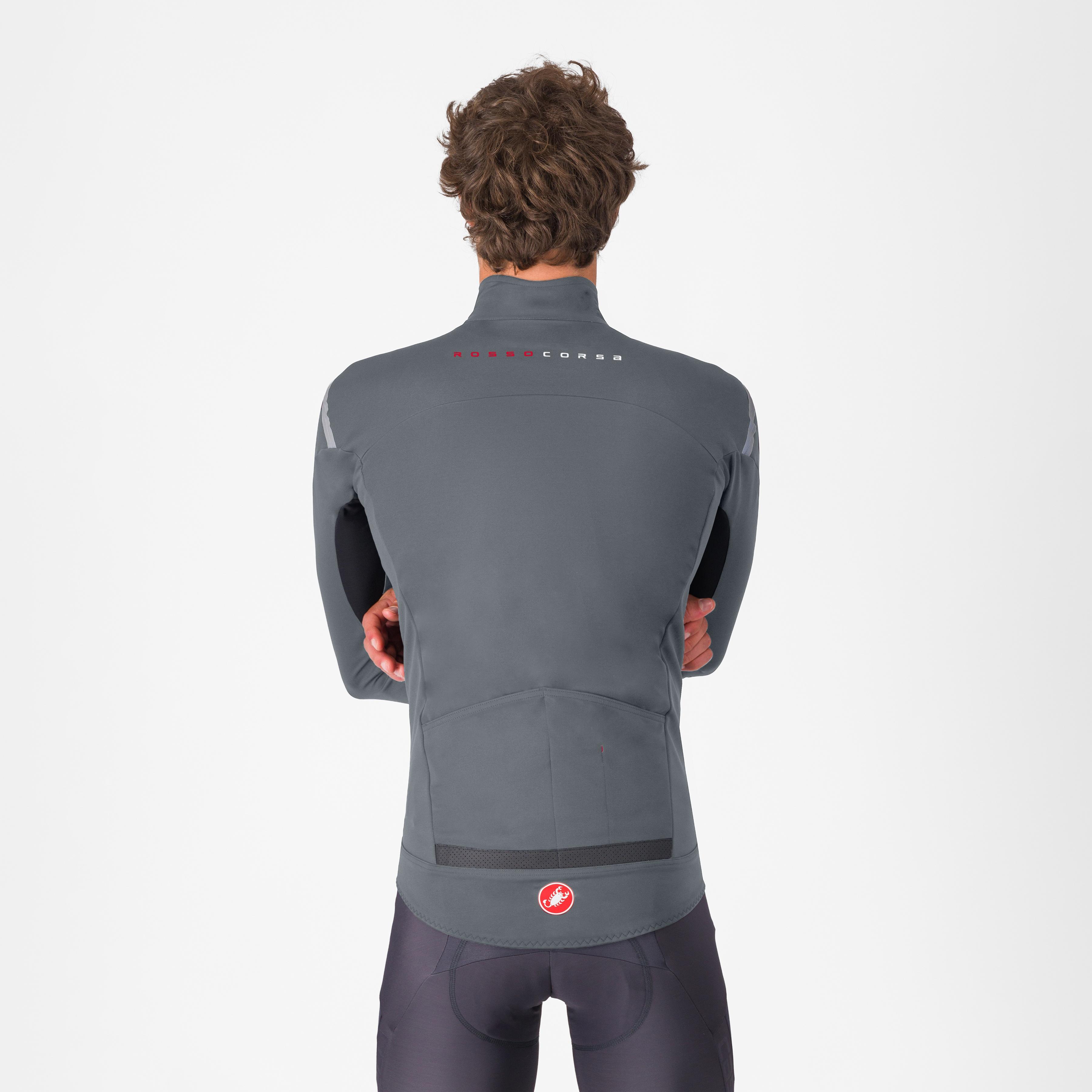 Perfetto ros long sleeve - urban gray/silver reflex - castelli