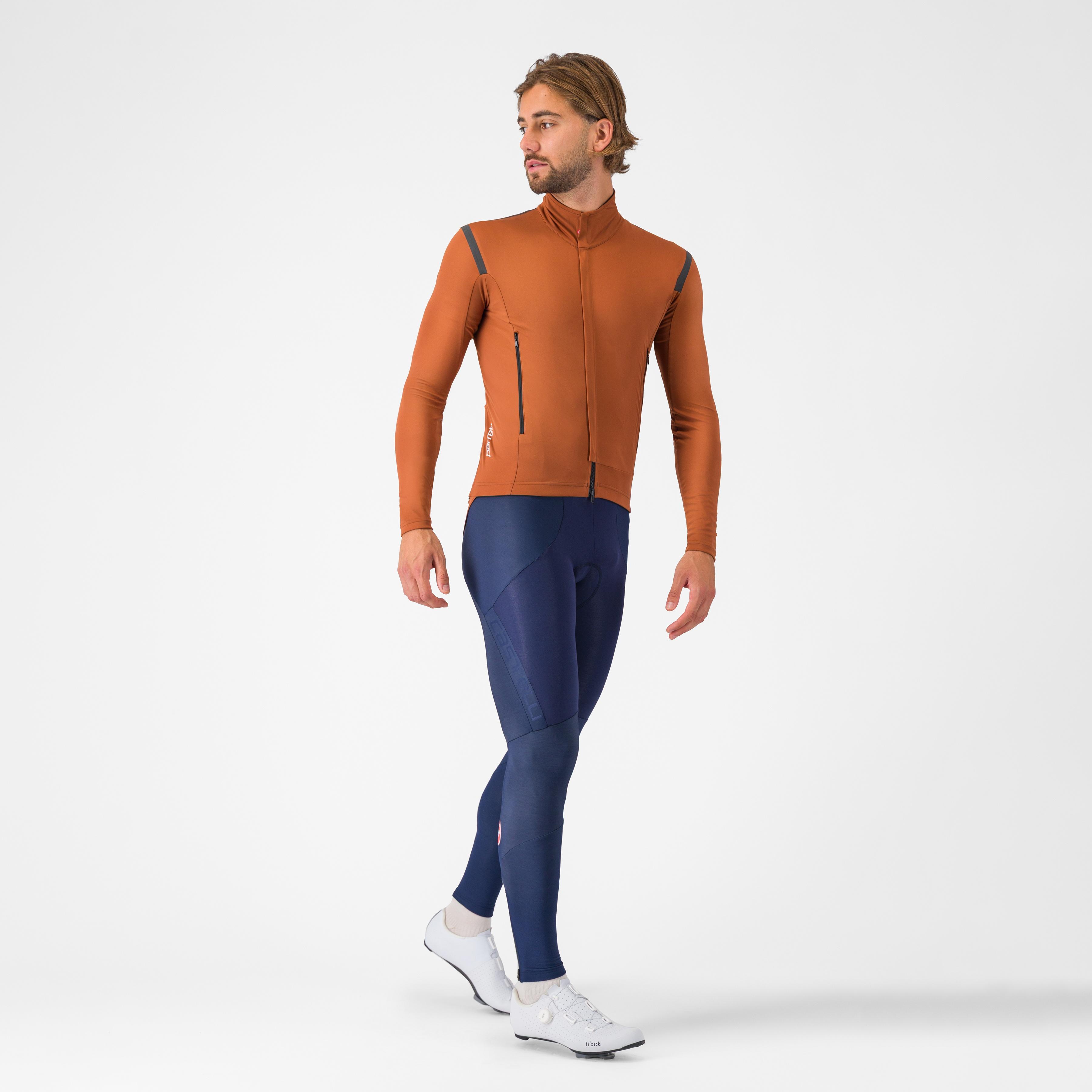 Perfetto ros 3 jacket - mocha/black reflex - castelli