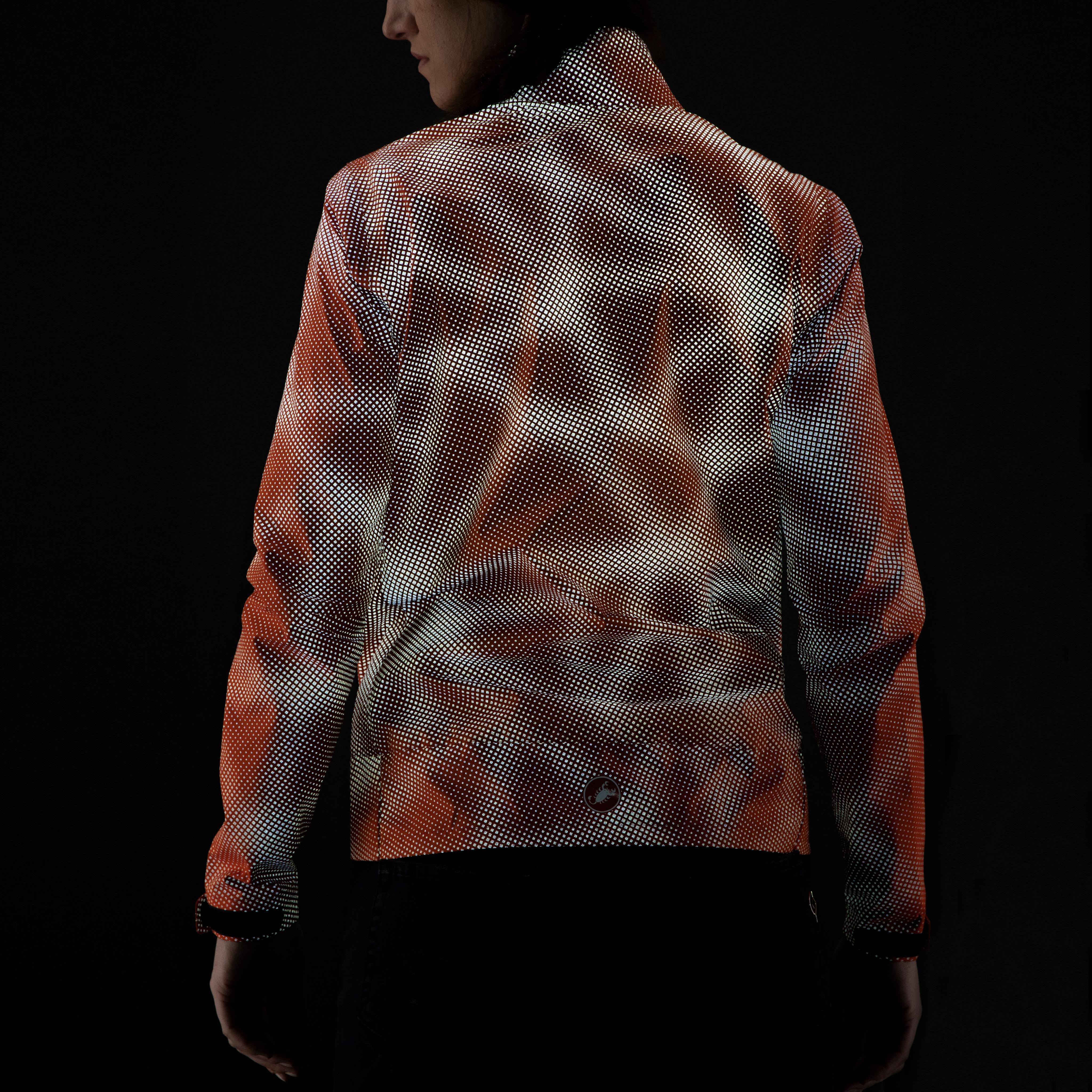Commuter w reflex jacket - fiery red - castelli
