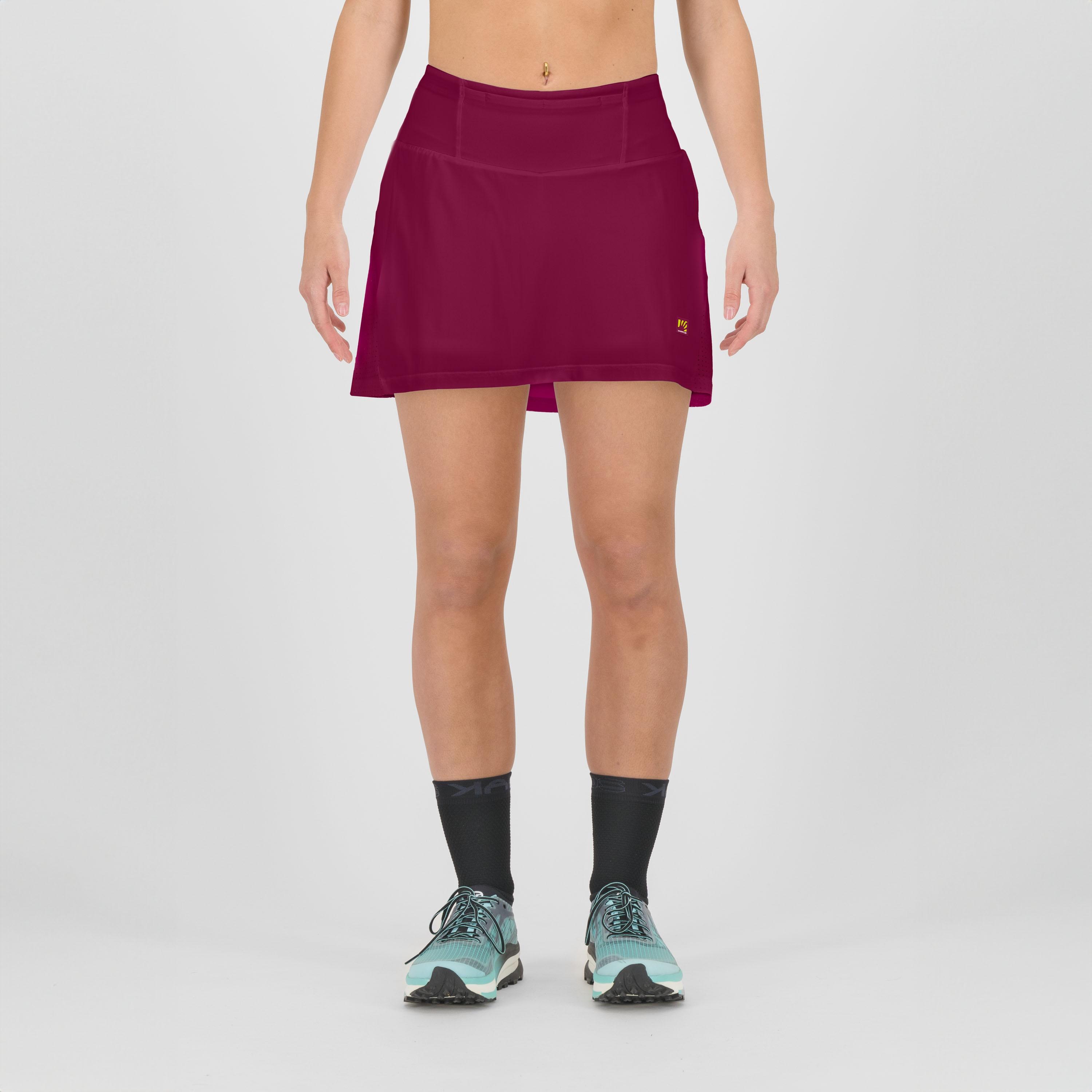 Lavaredo run skirt - beet red - karpos