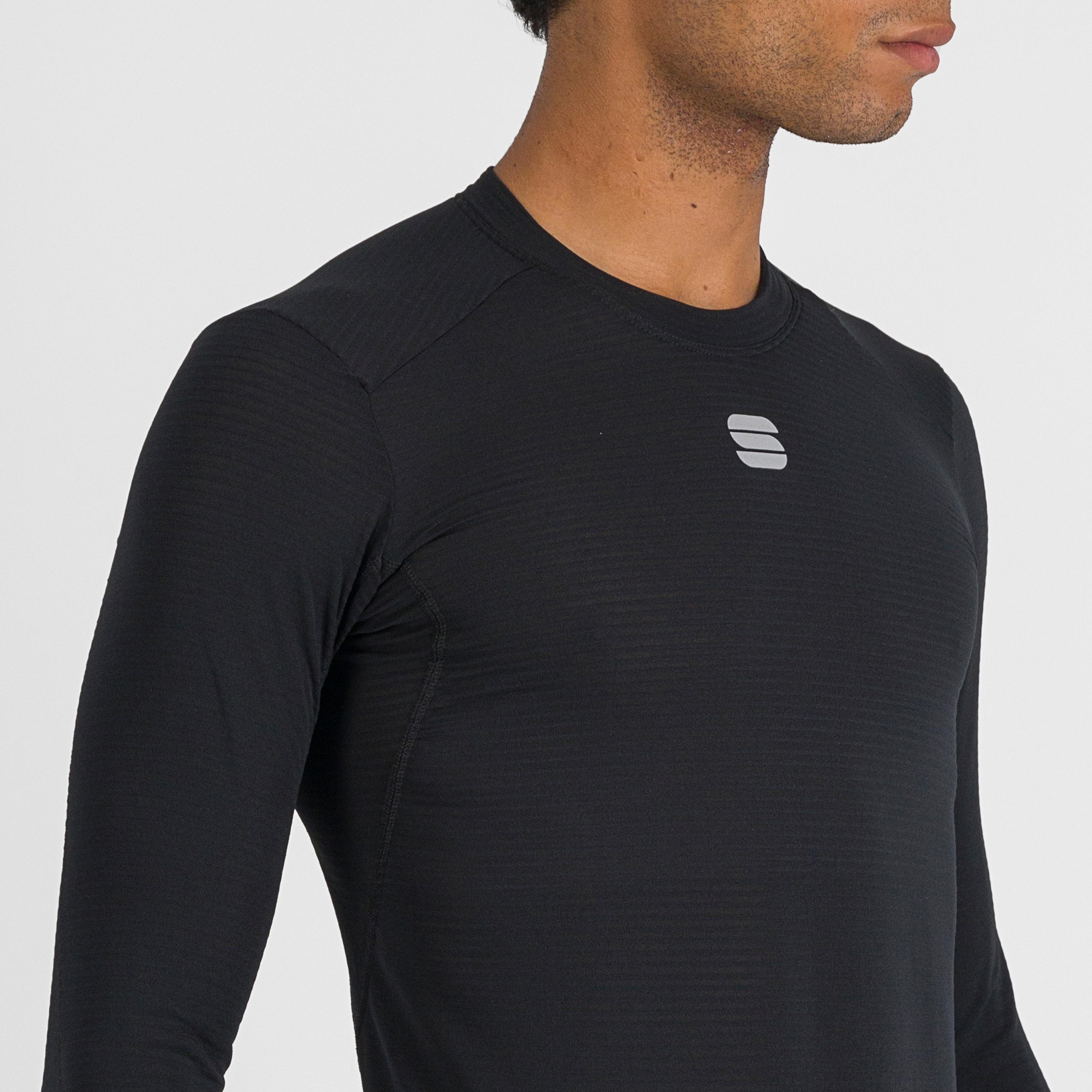 Thermodynamic mid tee long sleeve - black - sportful