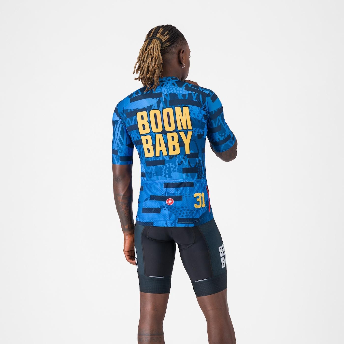 Boombaby 2 bibshort - blue/gold - castelli