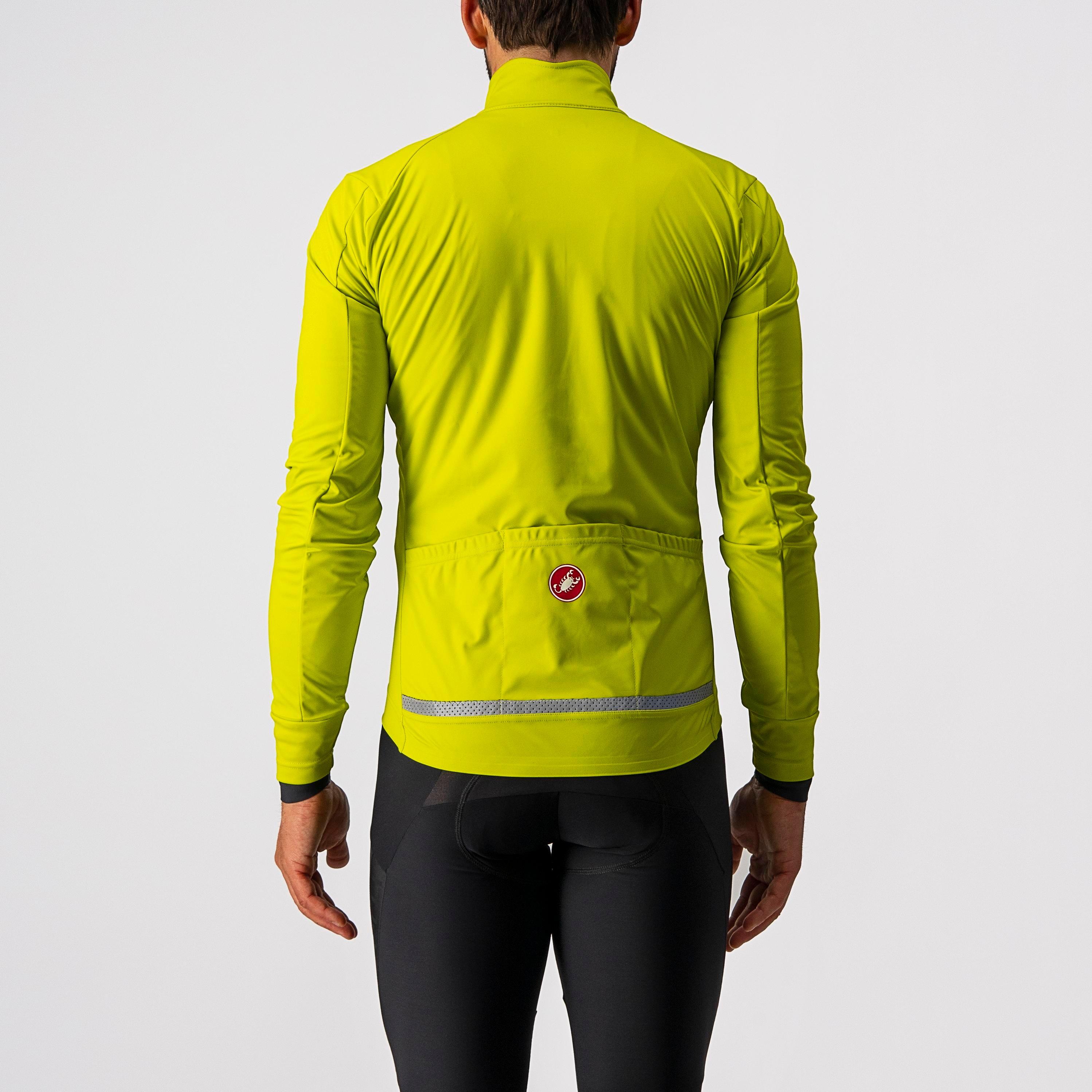Go jacket - chartreuse/dark gray - castelli