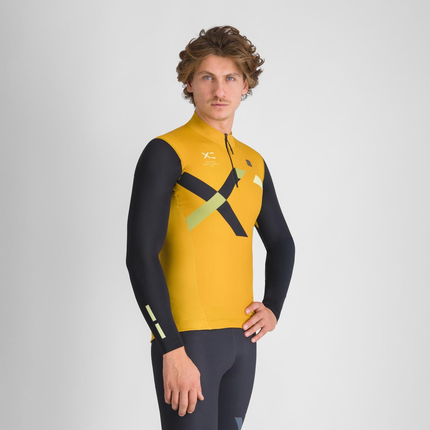 Squadra jersey - wood yellow/black - sportful