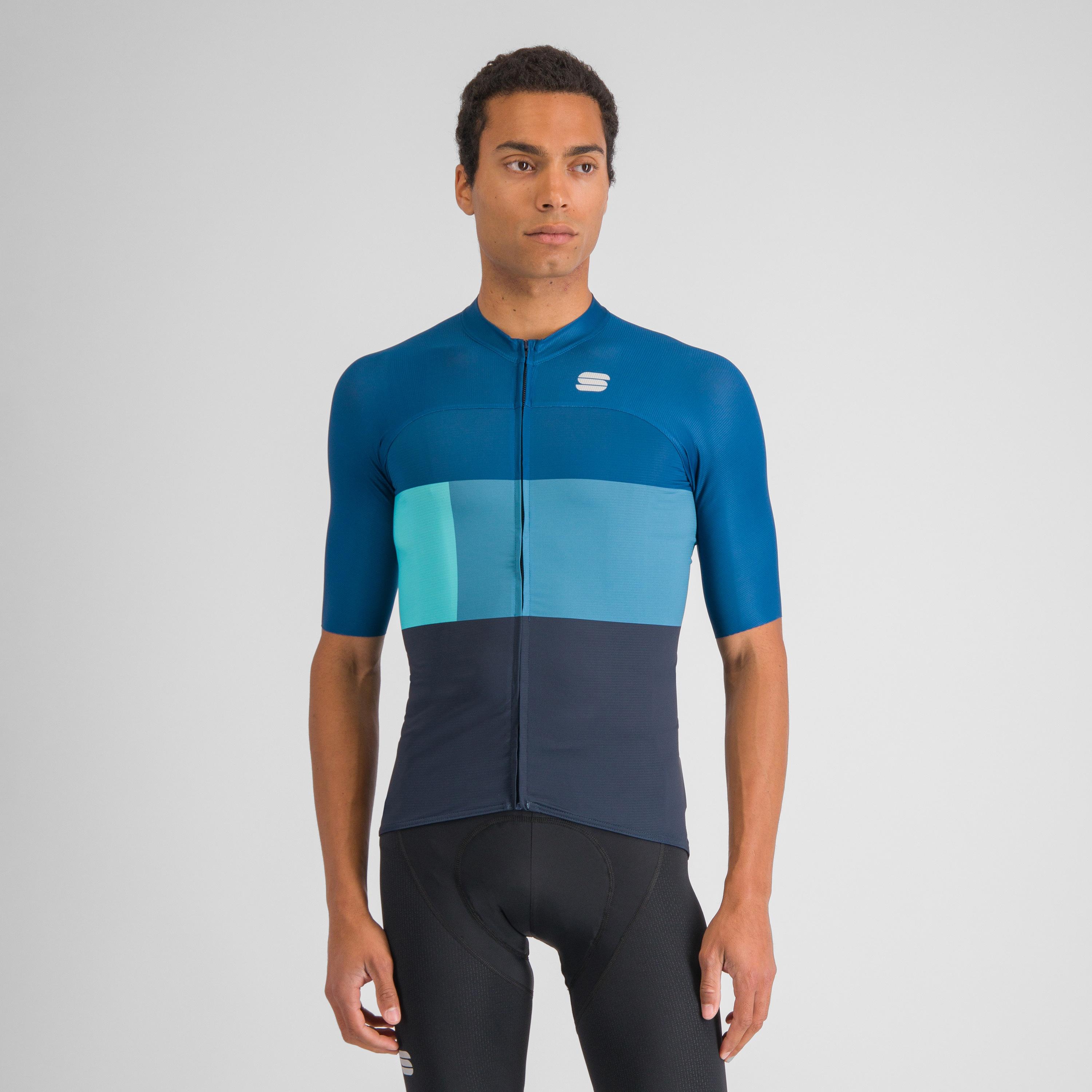 Snap jersey - galaxy blue dark berry blue - sportful