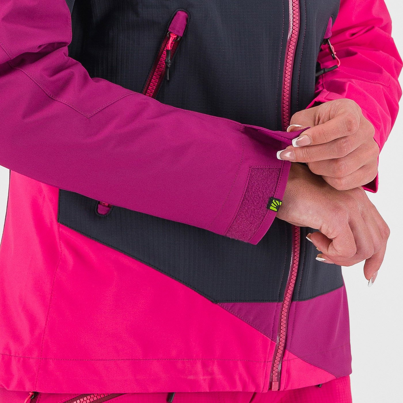 Marmolada w jacket - vulcan/boysenberry/pink - karpos