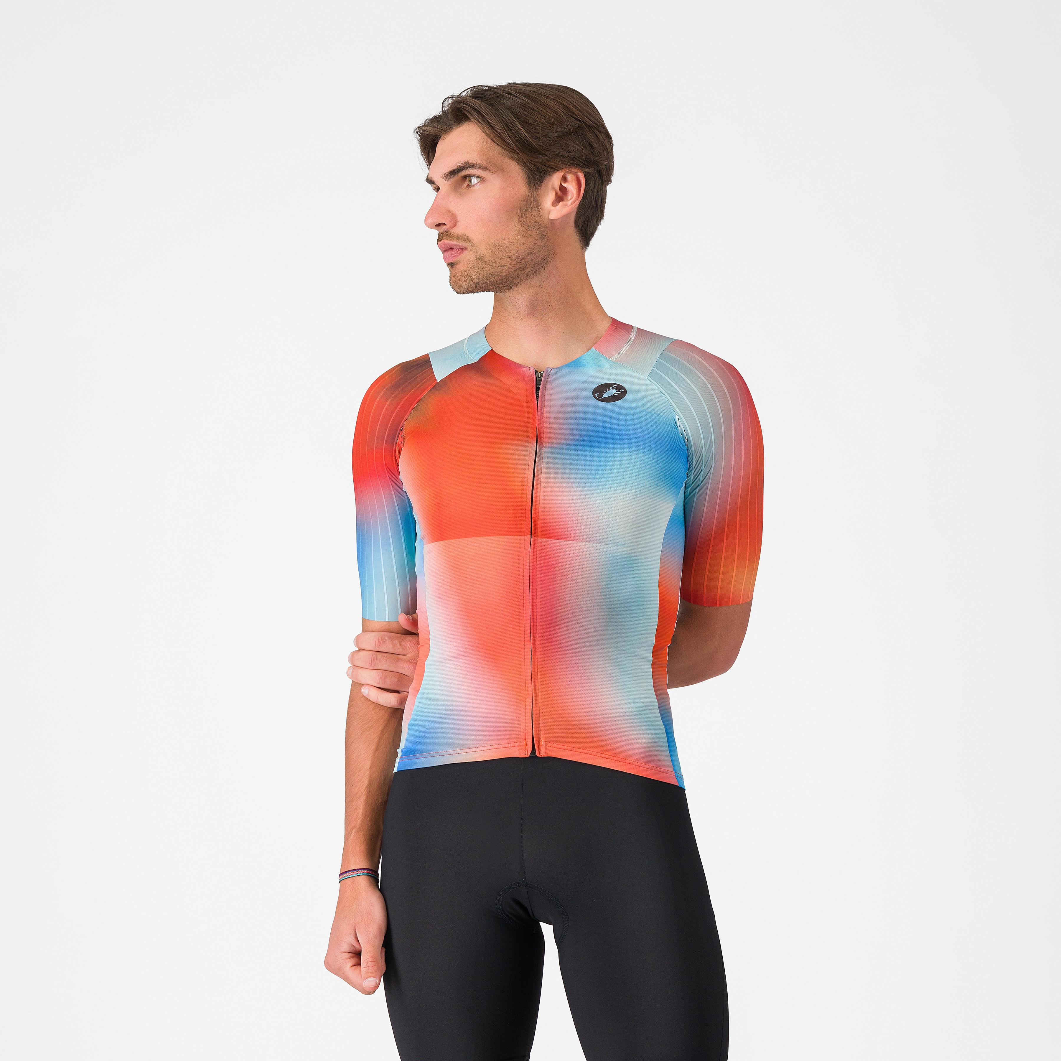 Free speed 3 race top - paprika/winter sky - castelli