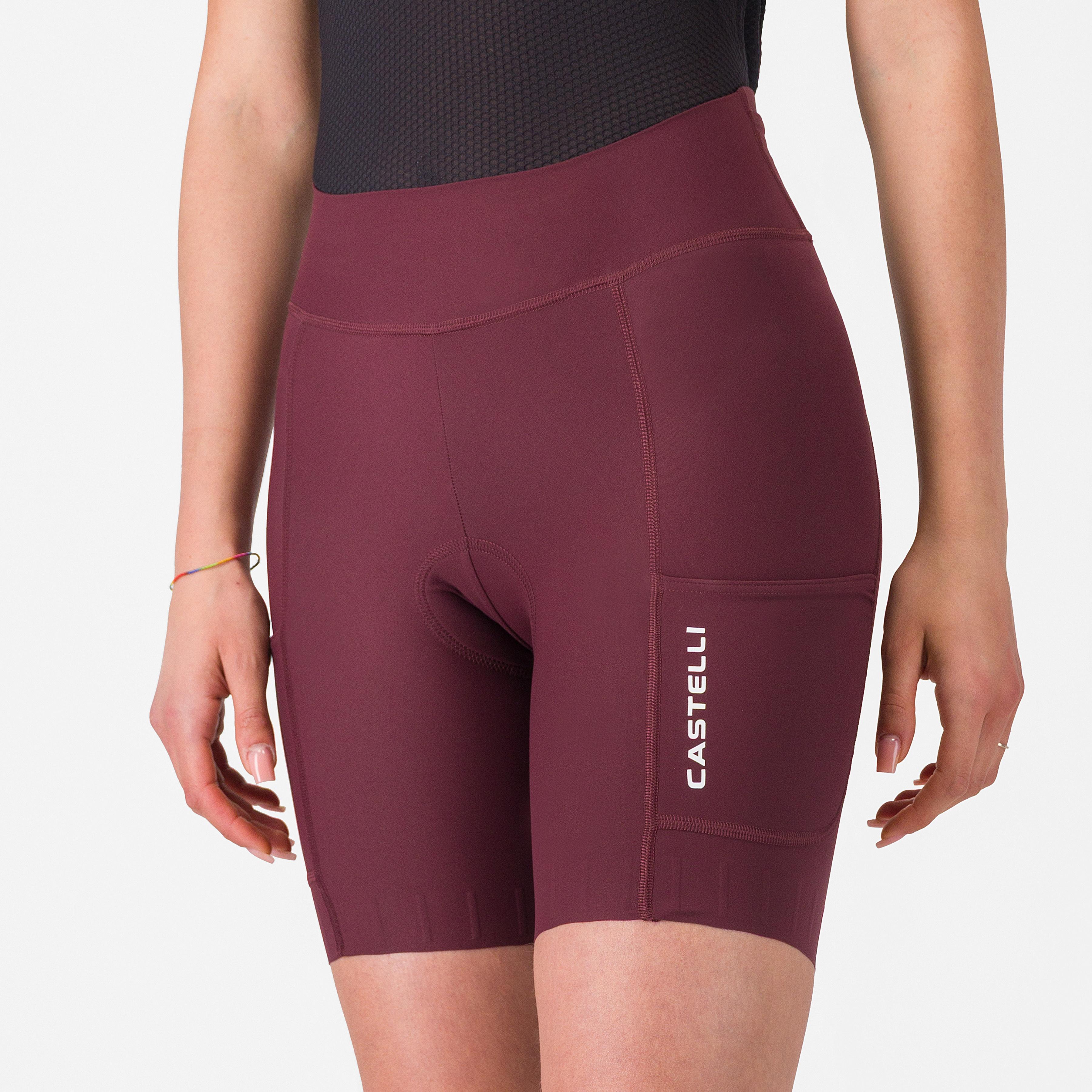 Comfort travel short - deep bordeaux - castelli