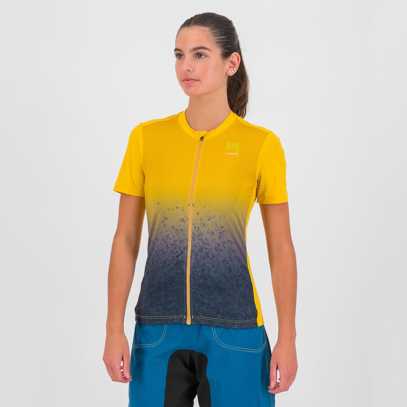 Verve evo w jersey - lemon curry/ombre blue - karpos