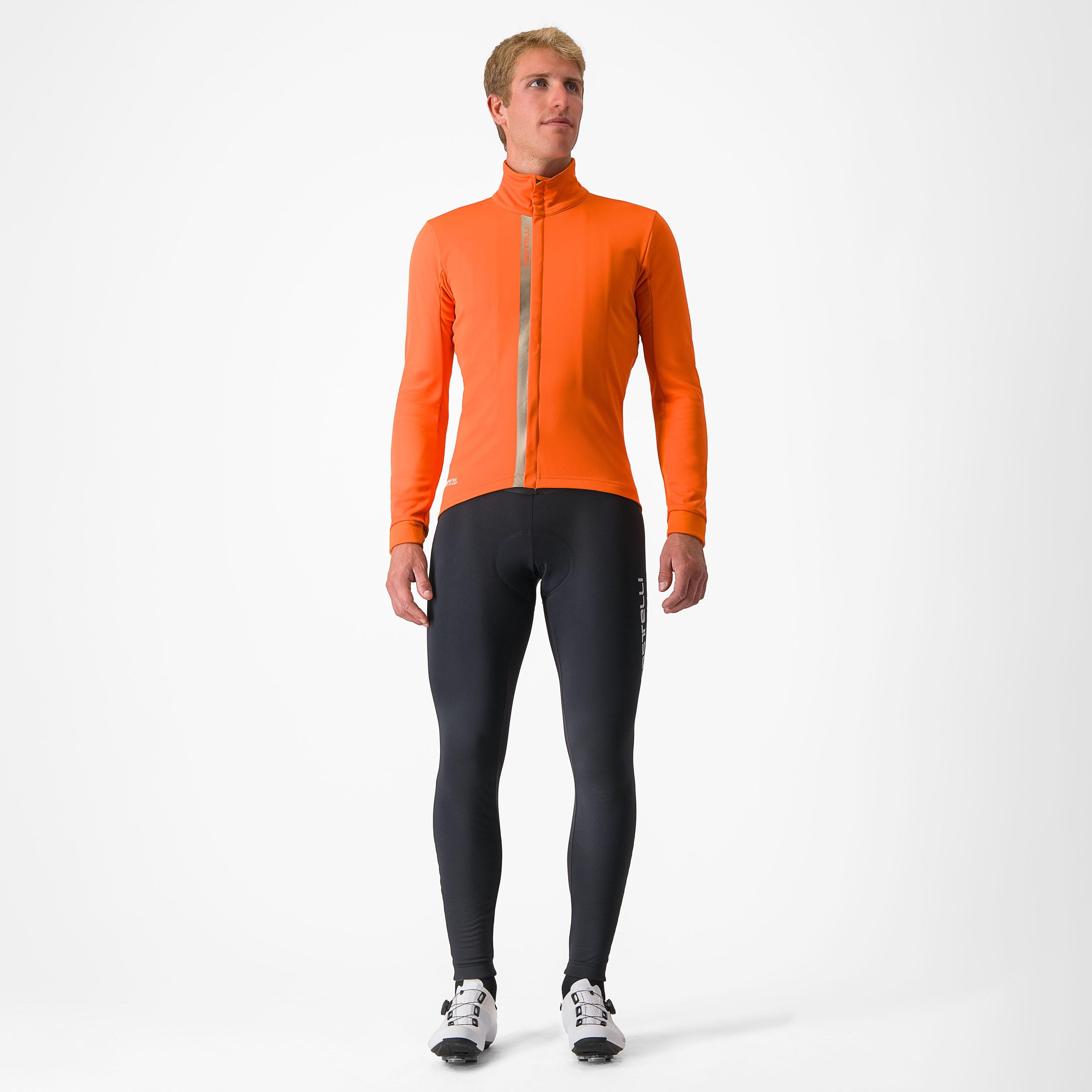 Entrata jacket - red orange/metal brown - castelli