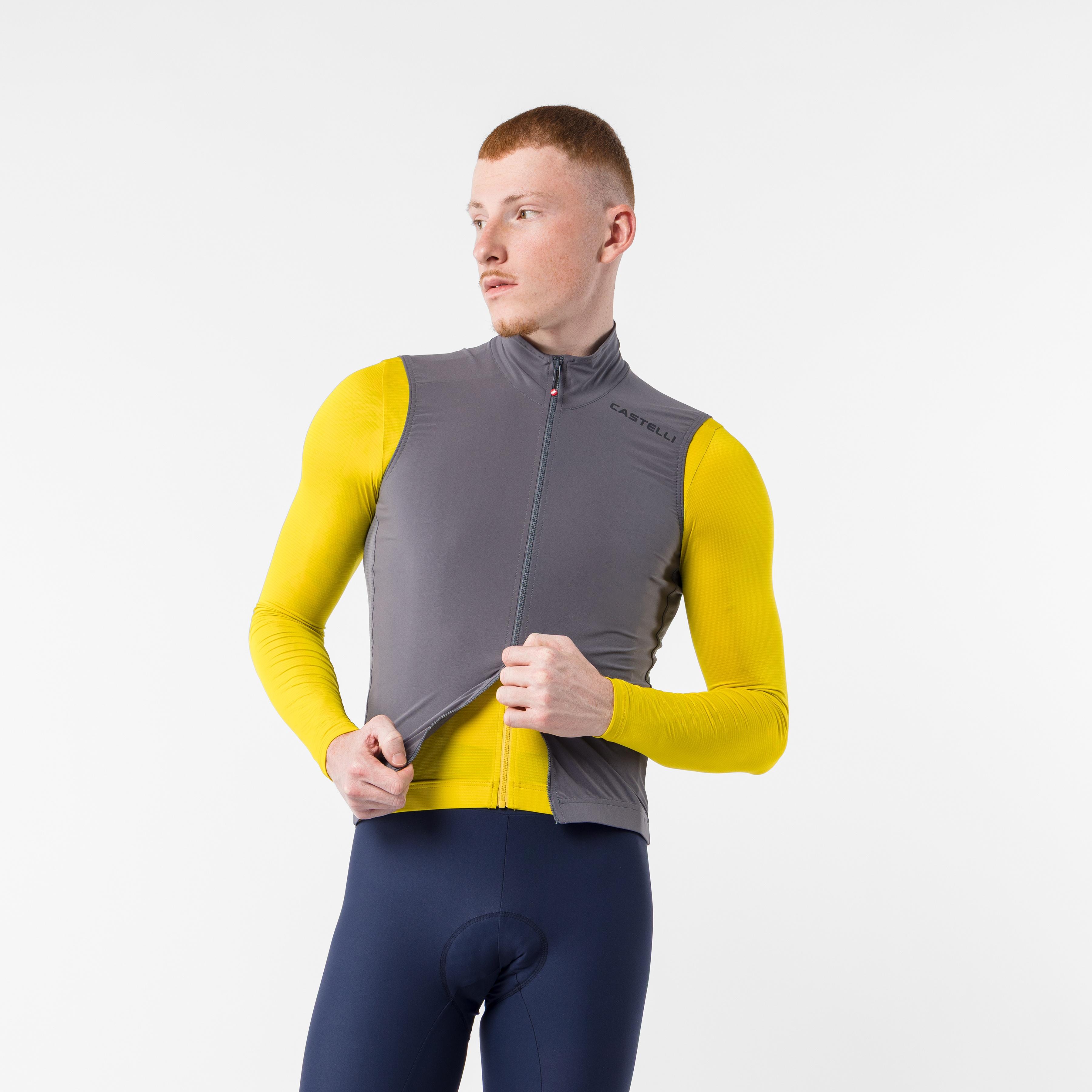 Espresso 2 vest - smoky gray - castelli