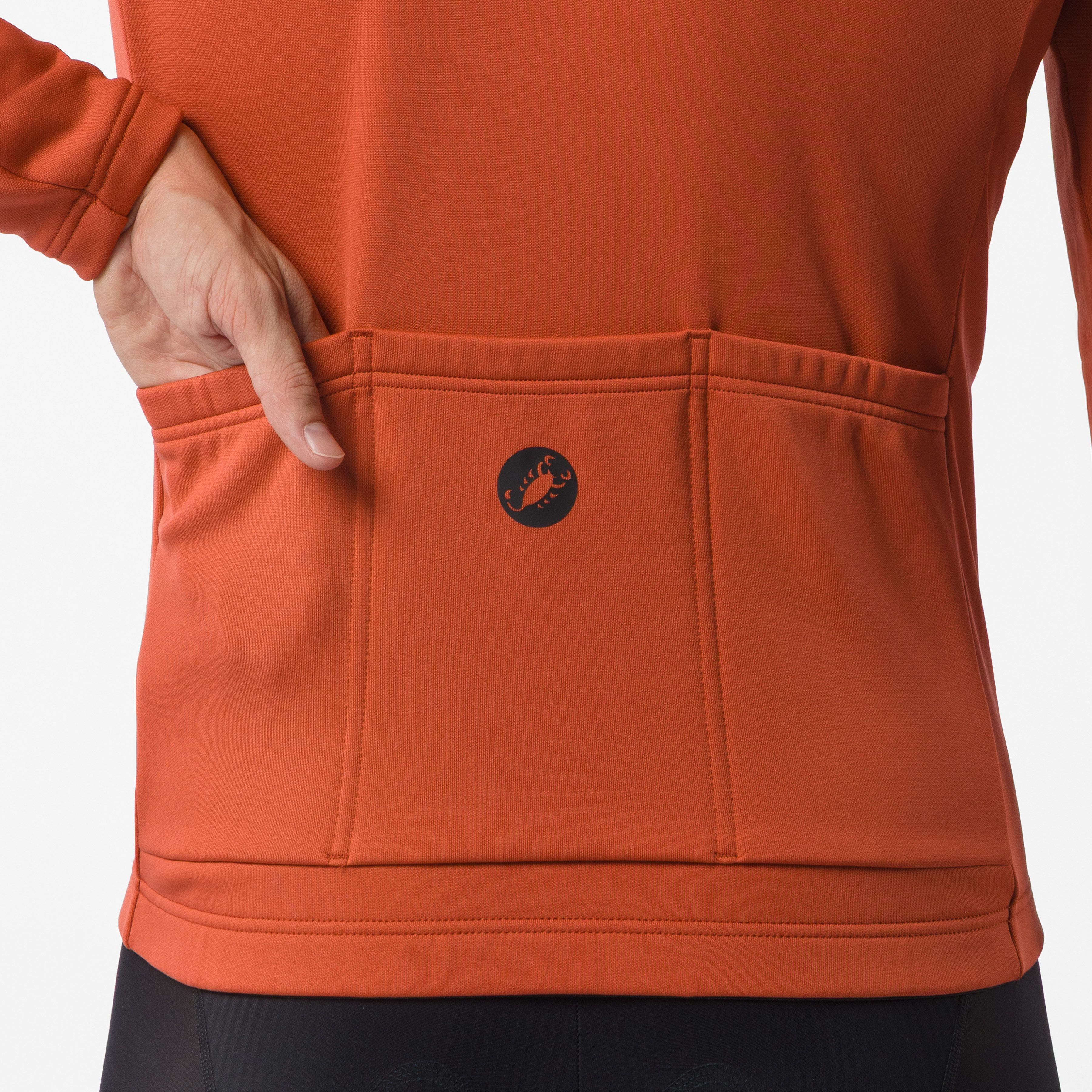 Competizione thermal ls jersey - paprika - castelli