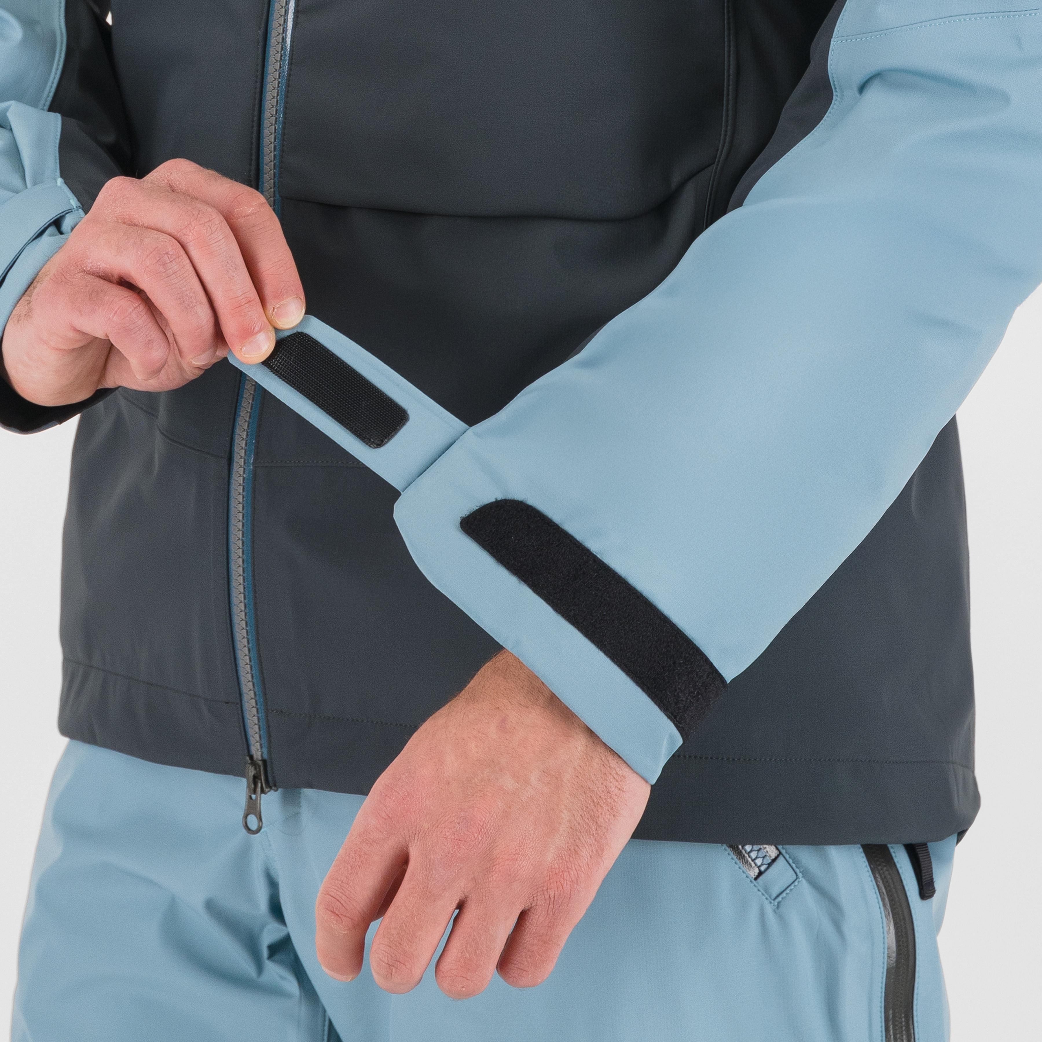Midi shell jacket - woodl.gray/smoke blue - karpos