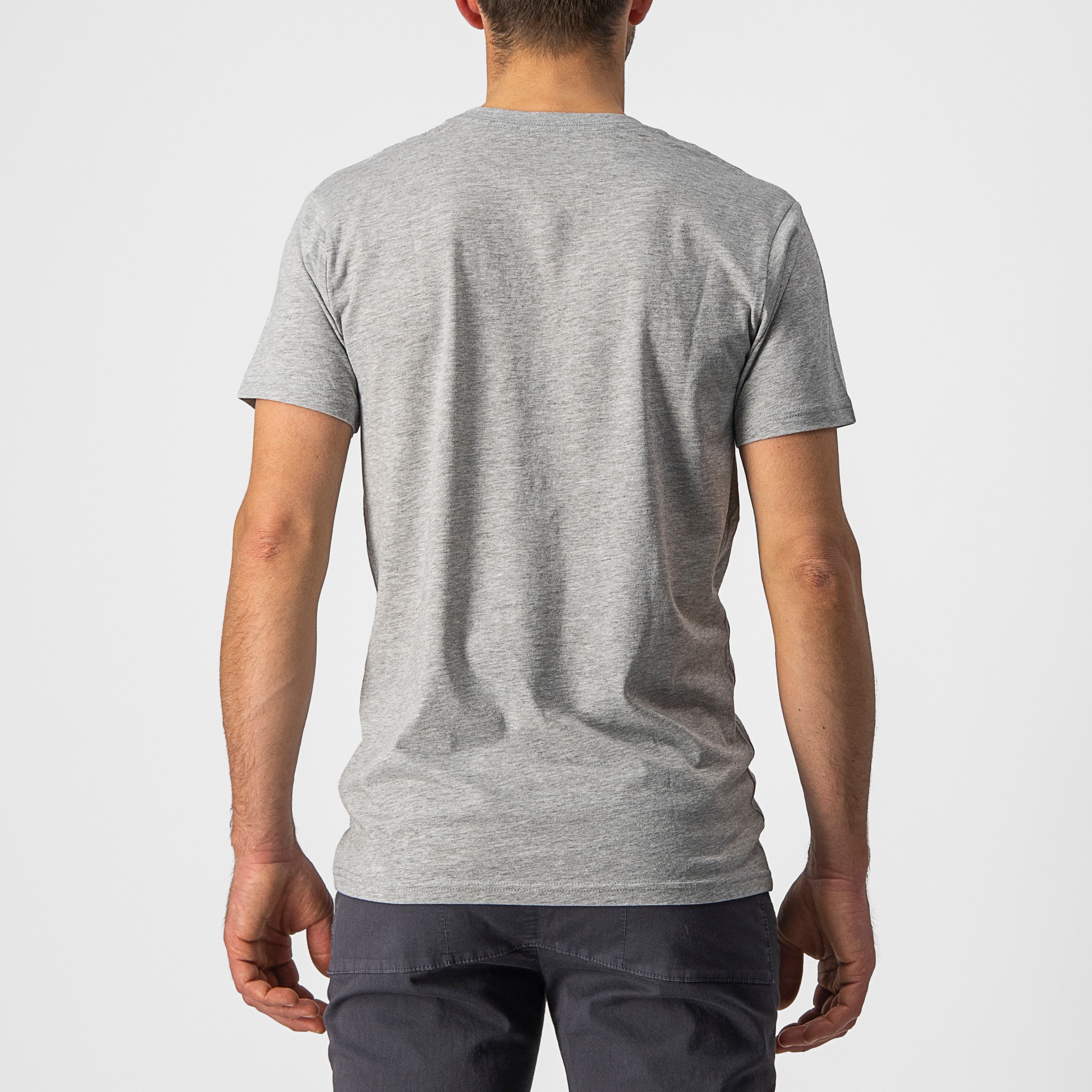 Sprinter tee - melange light gray - castelli