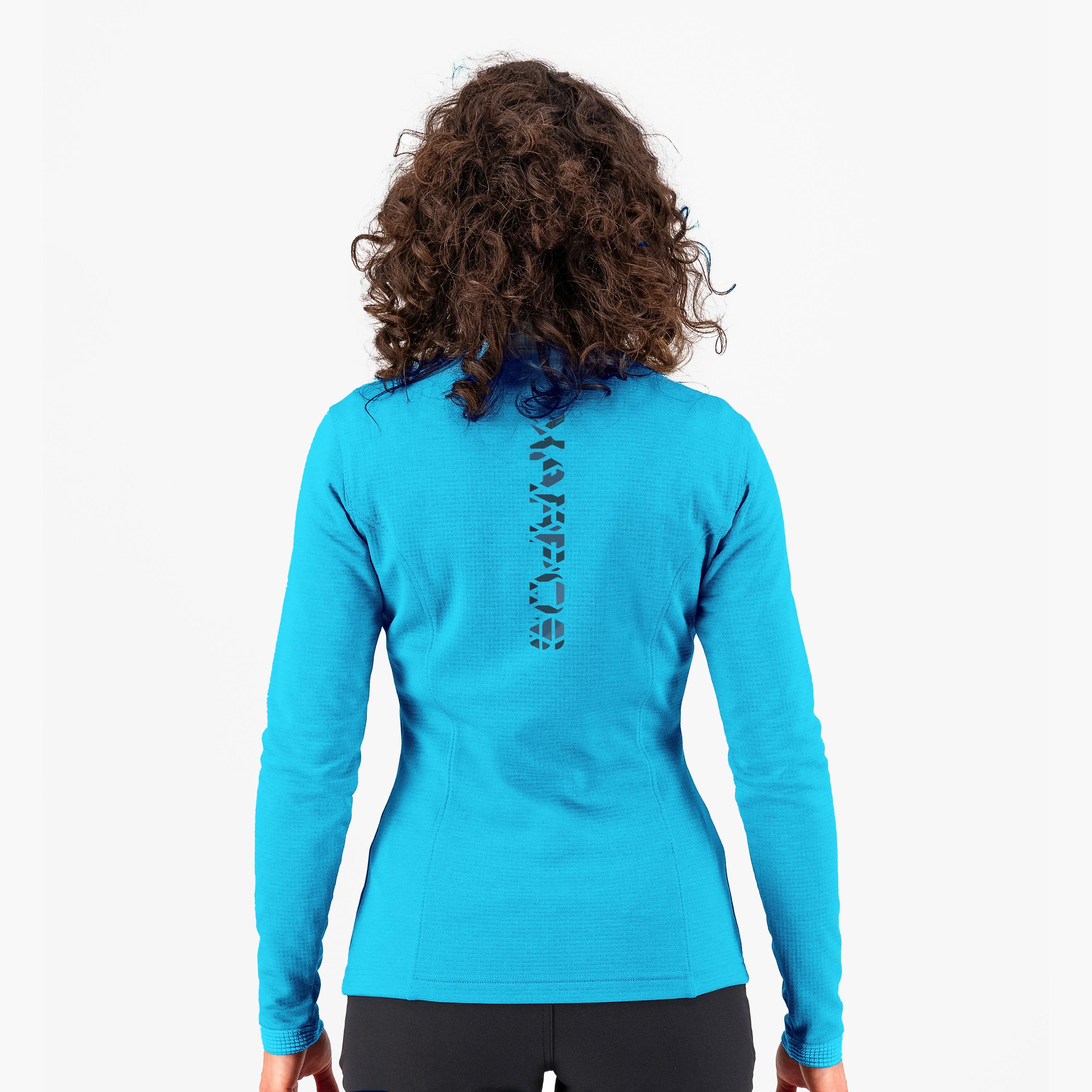 Pizzocco w half zip - blue atoll - karpos