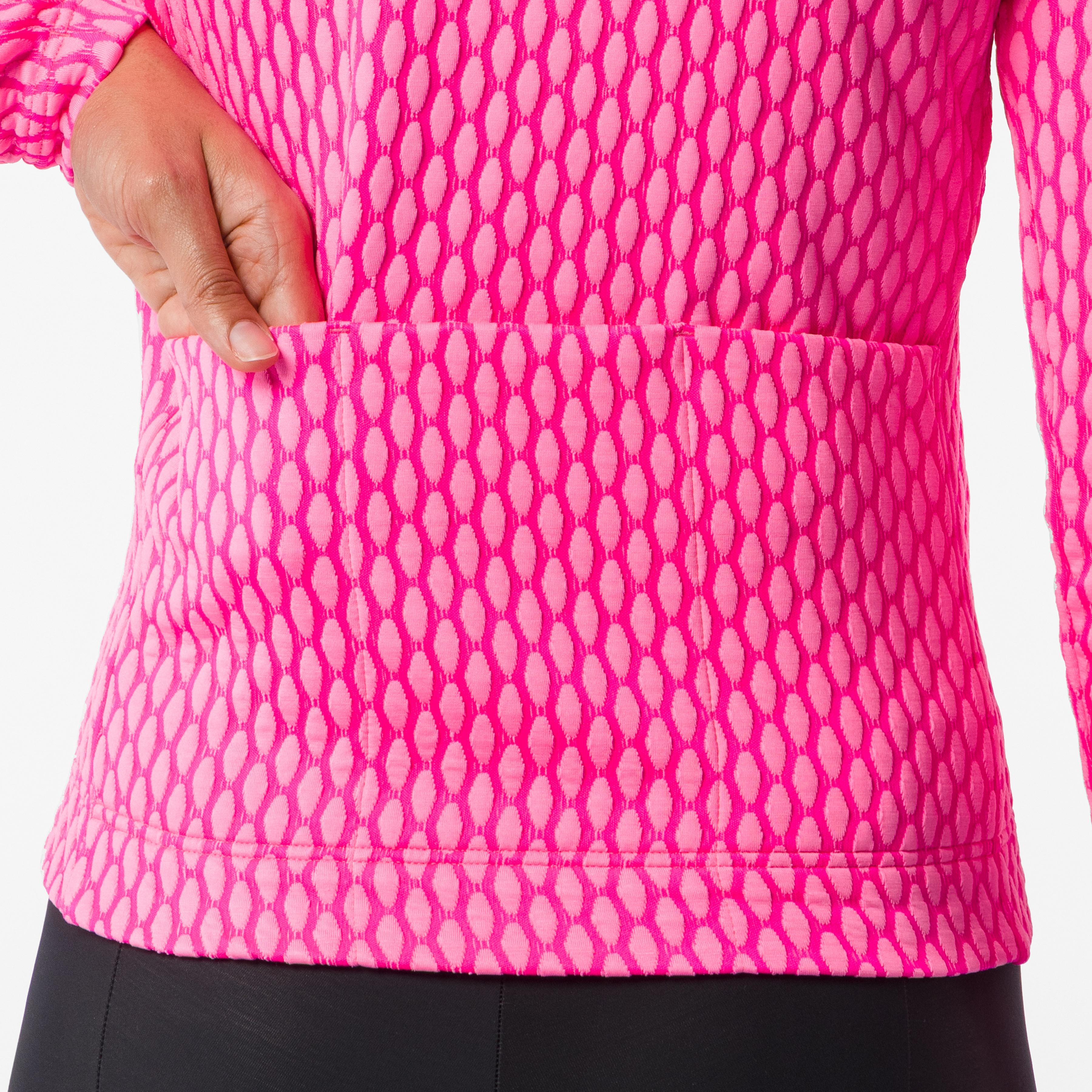 Ventra thermal jersey - pink fluo - castelli