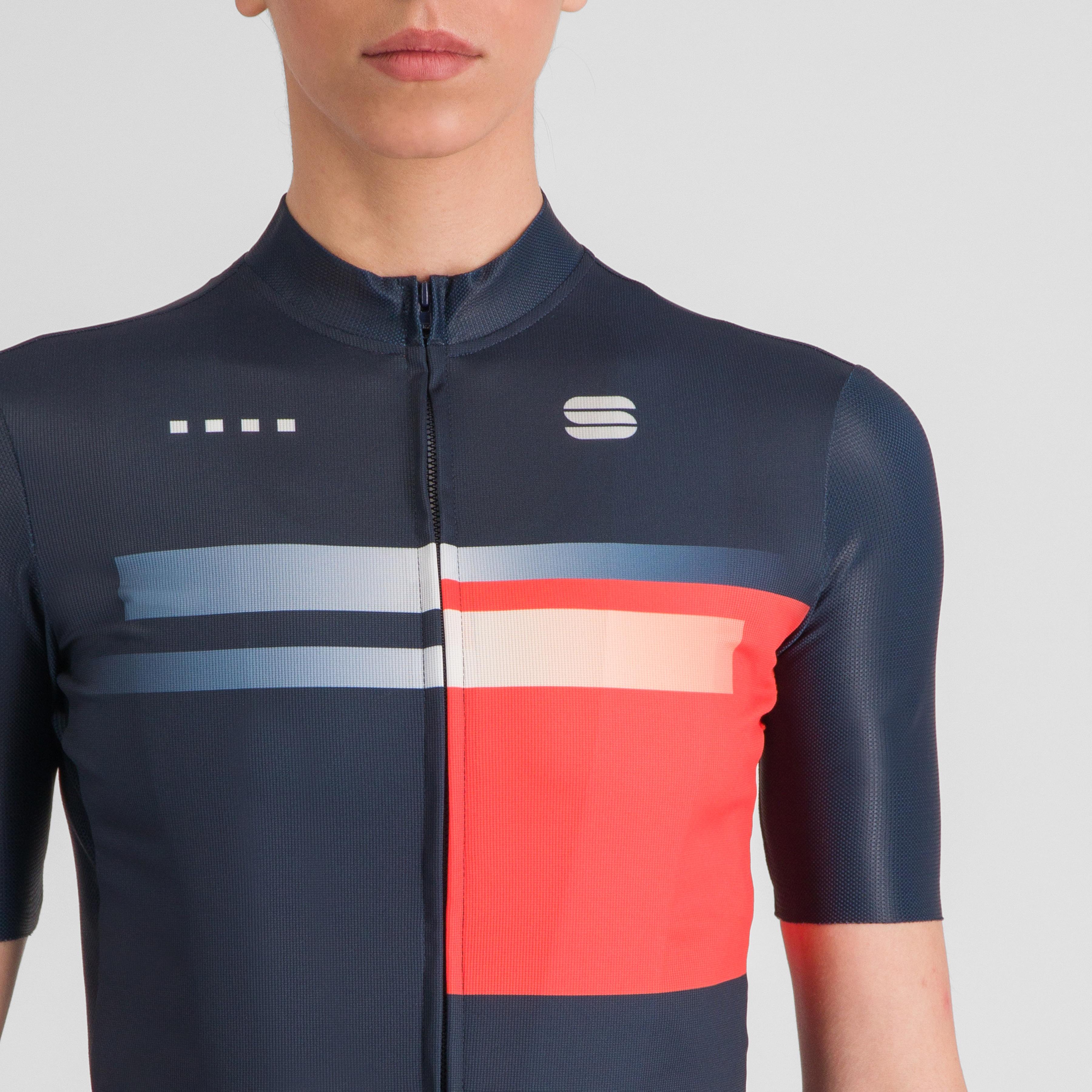 Gruppetto w jersey - galaxy blue pompelmo - sportful