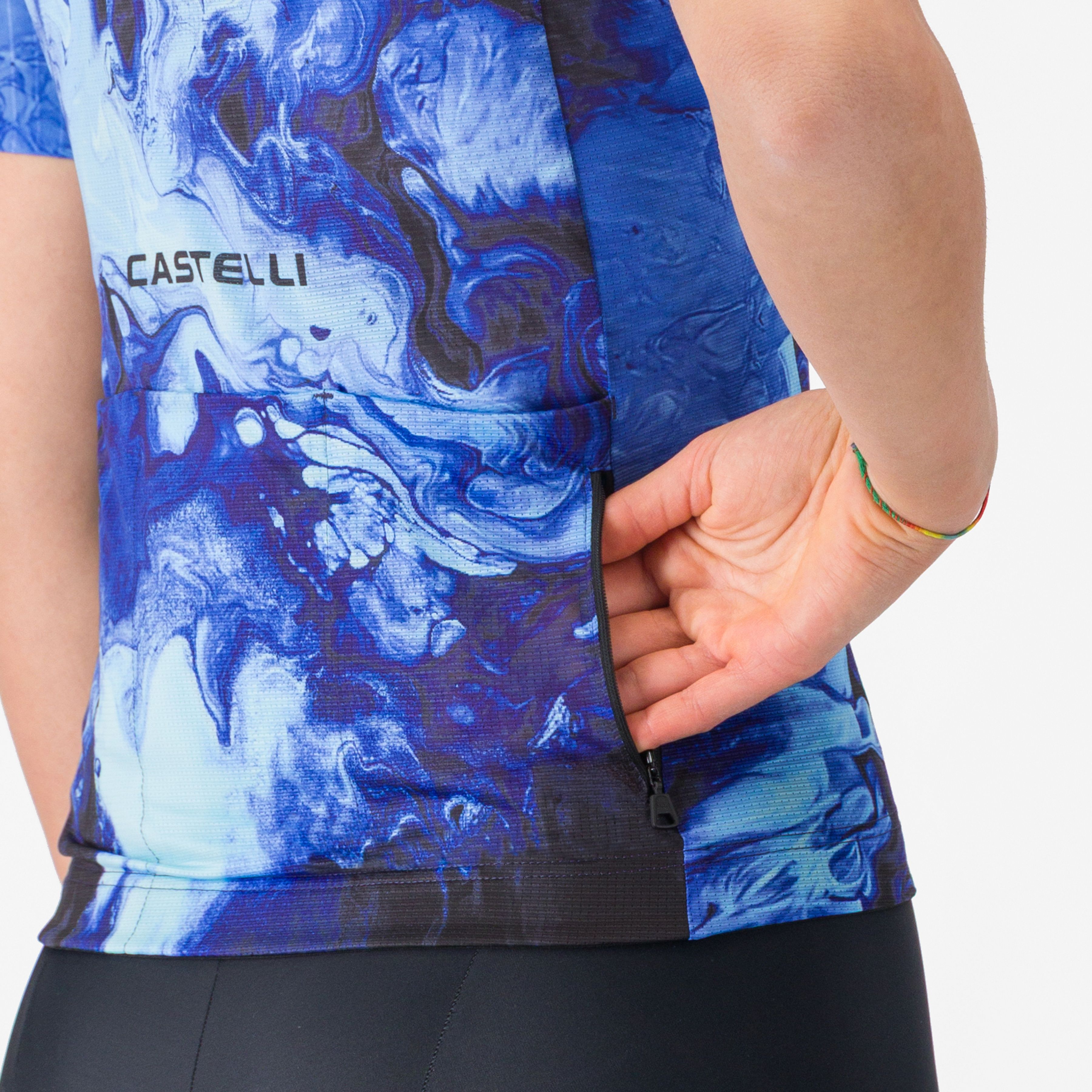 Cosmic vortex jersey - multicolor violet blue - castelli