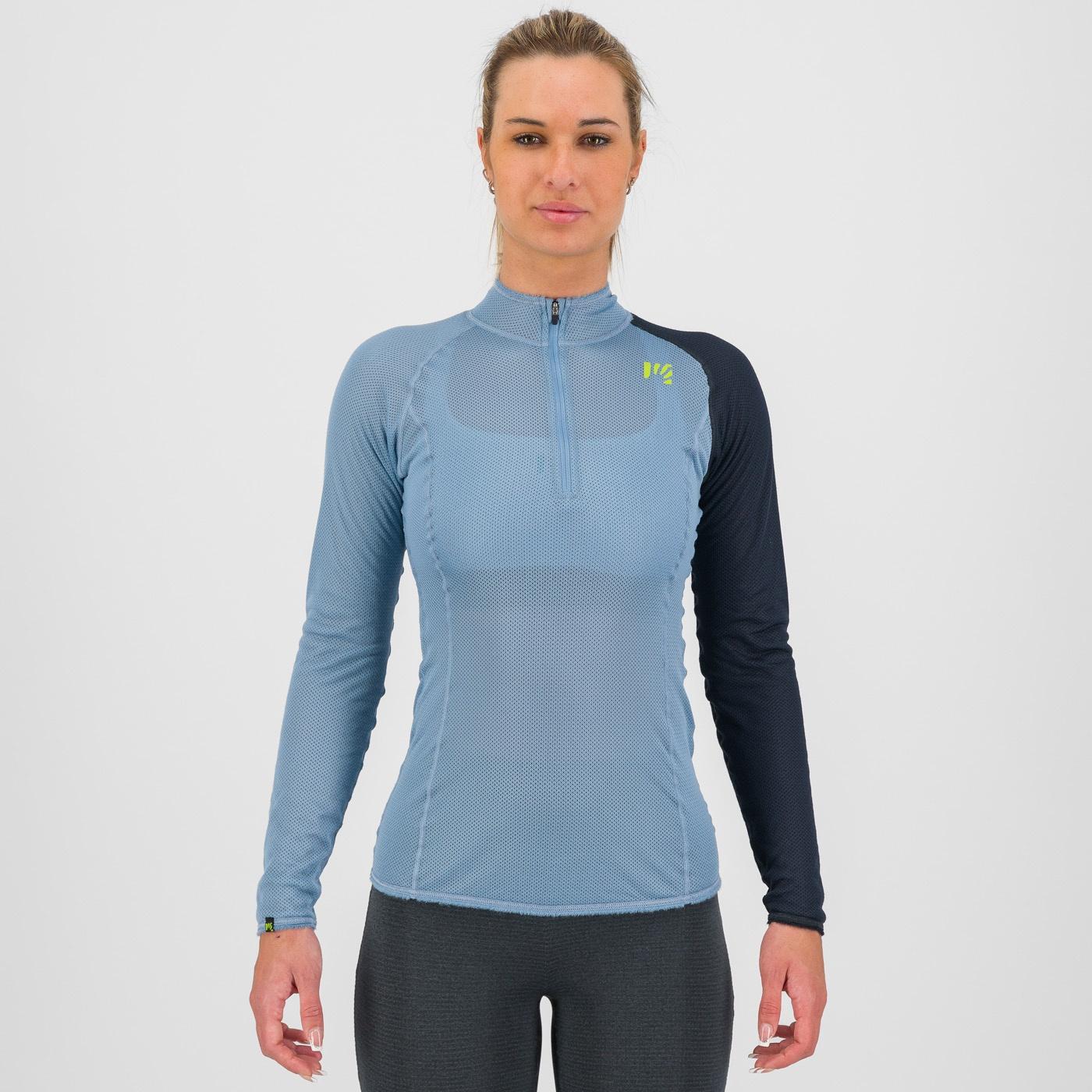Dinamico octa w jersey ls half zip - mountain spring/vulcan - karpos