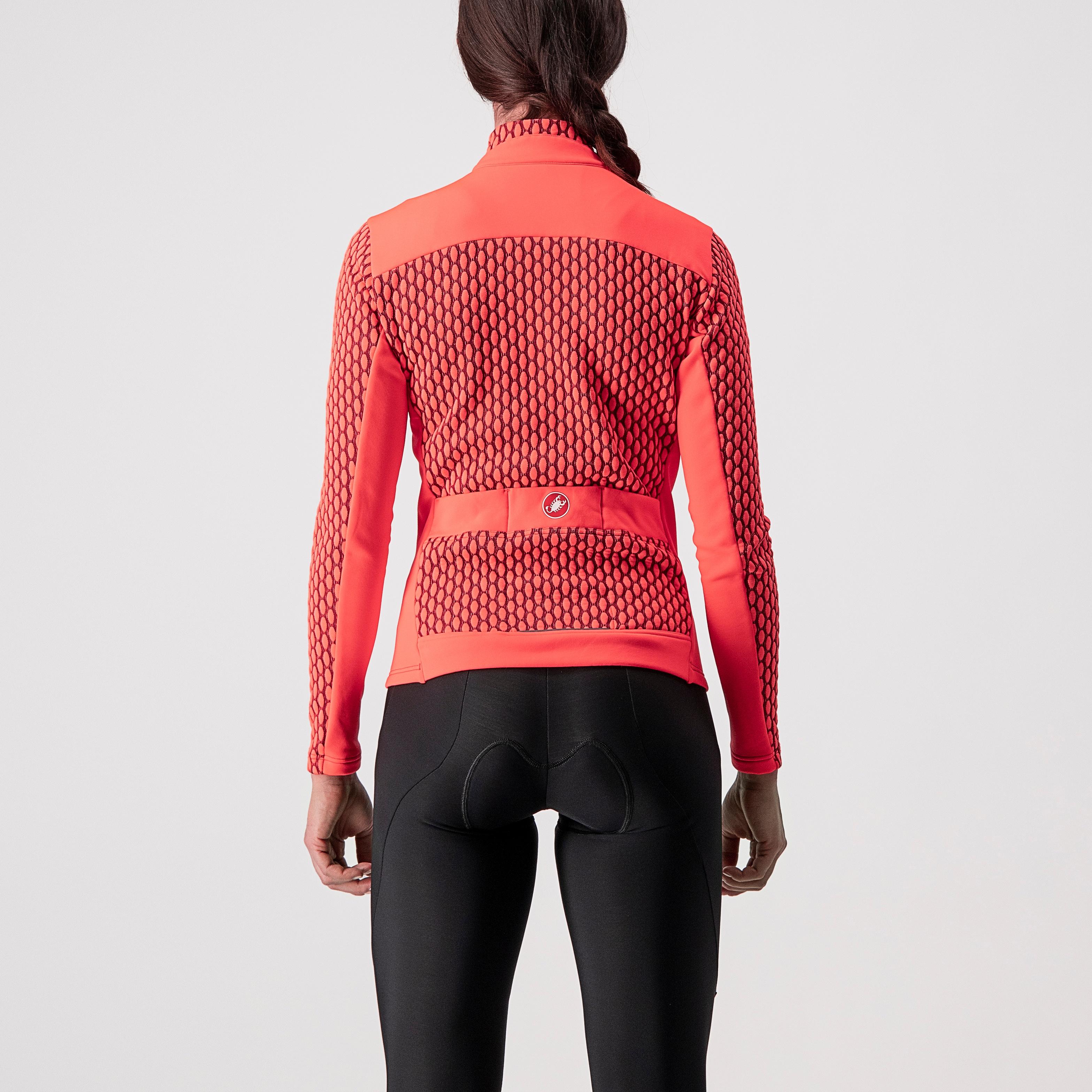 Sfida 2 jersey fz - brilliant pink/bordeaux - castelli