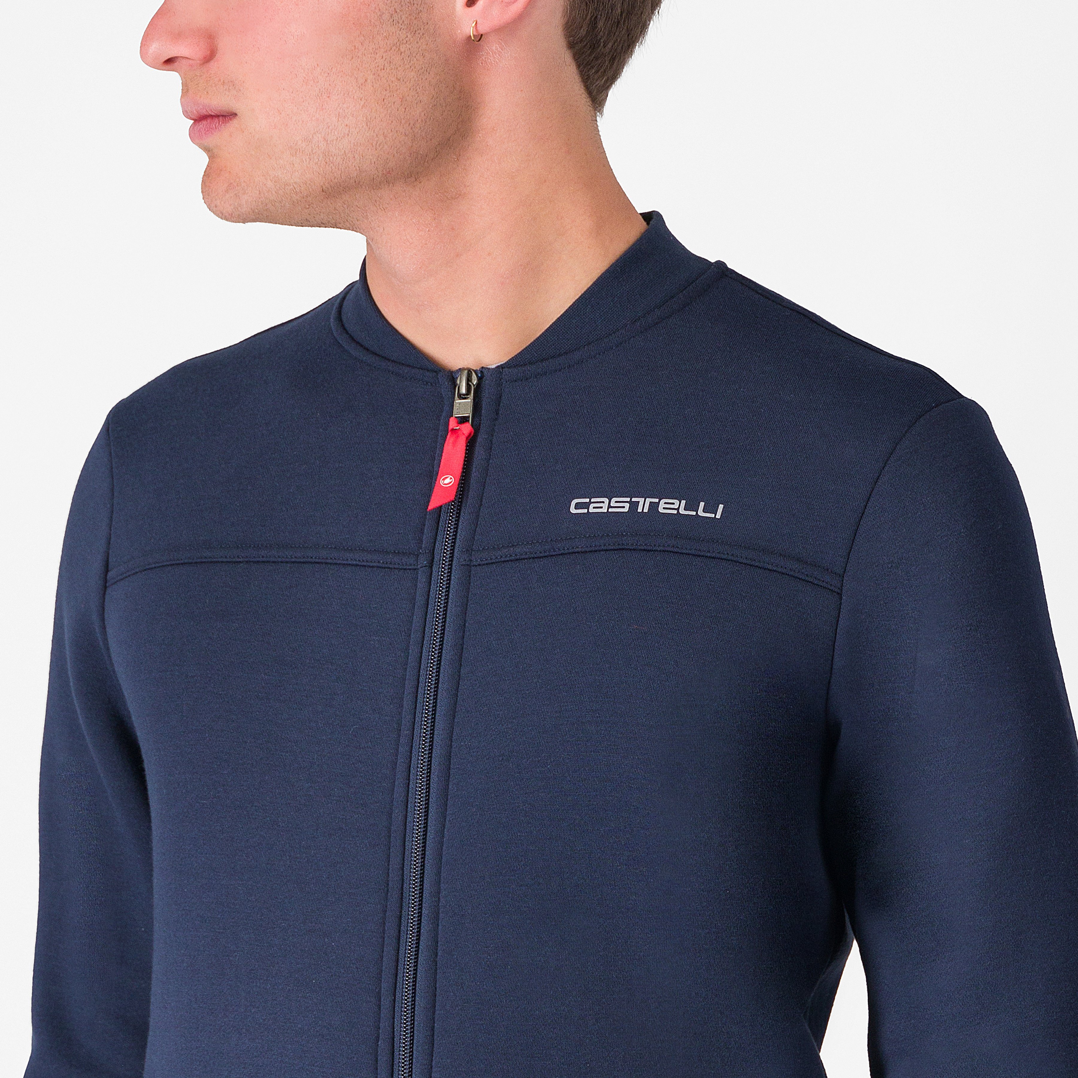 Classico track jacket - belgian blue - castelli