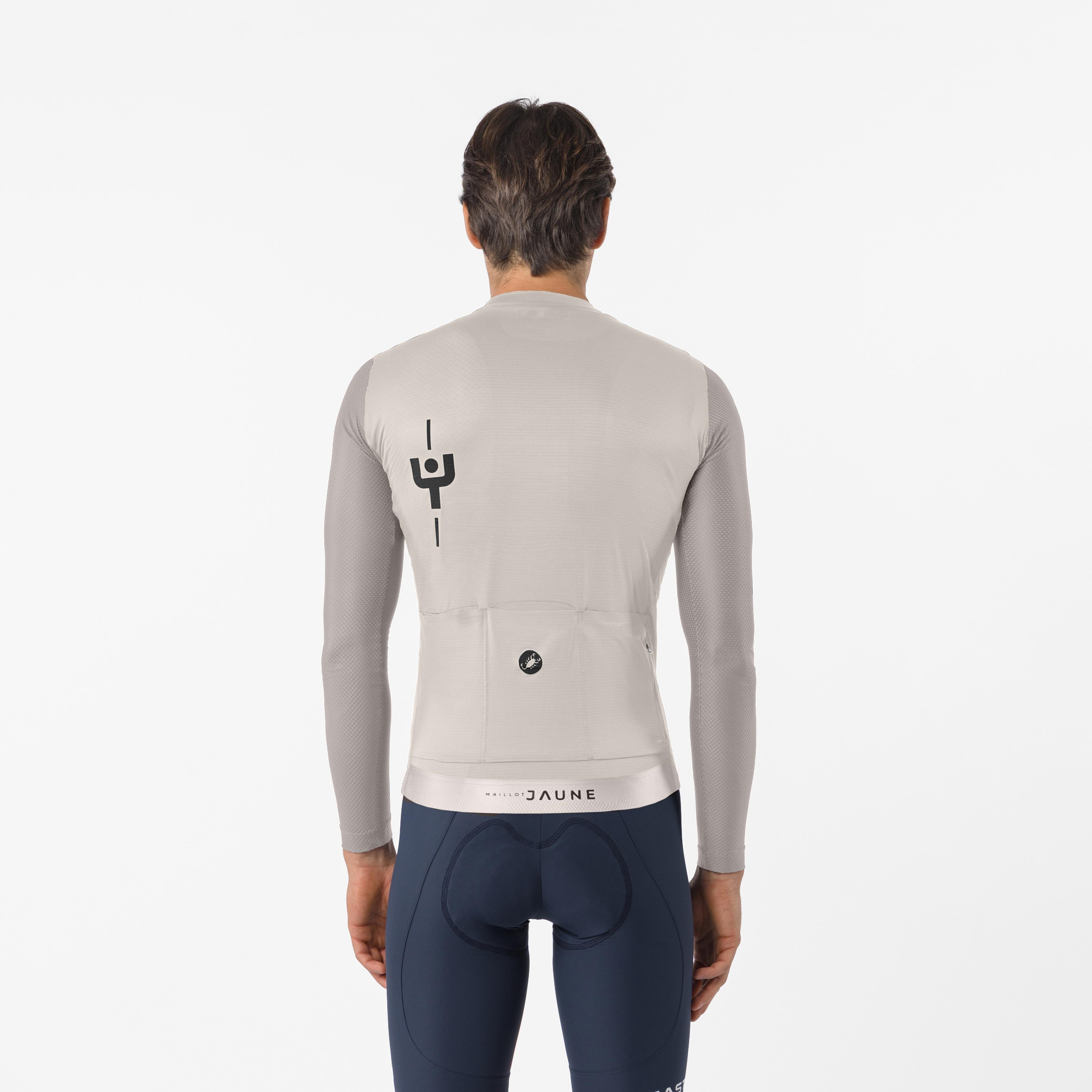 Echappee ls jersey - silver moon/clay - castelli