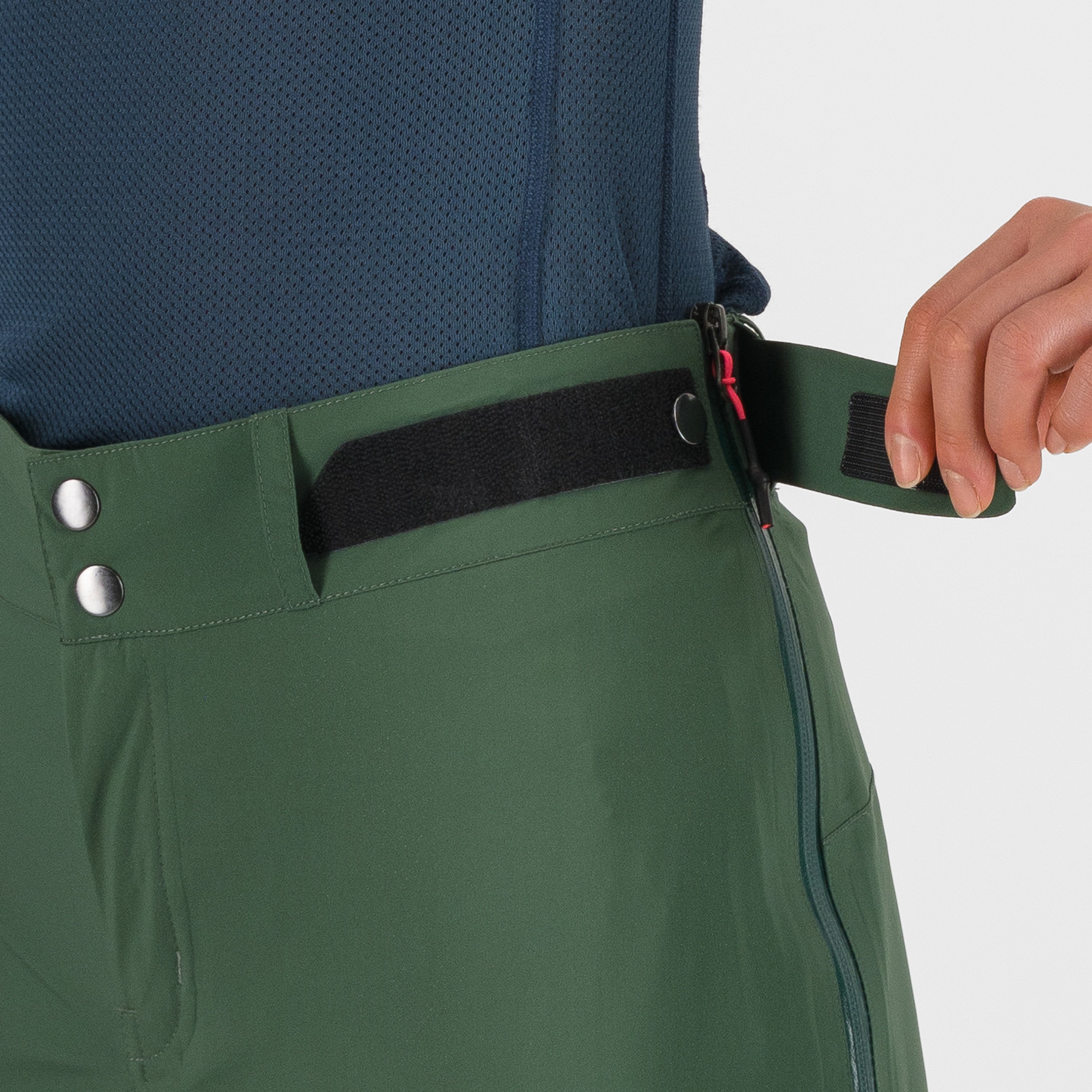 Valsesia shell w pant - jungle green/duck green - karpos