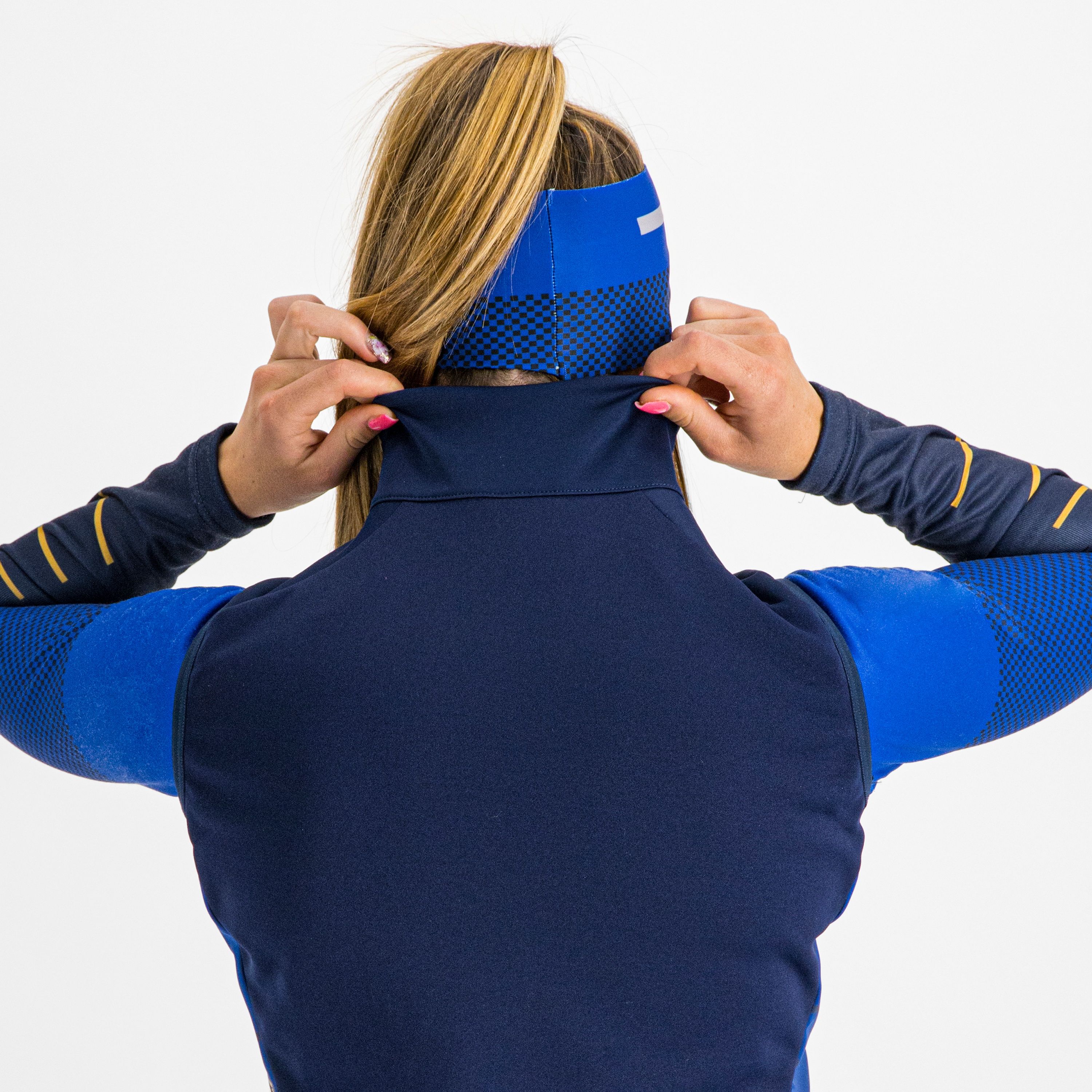 Squadra w vest - italy blu blue ceramic - sportful