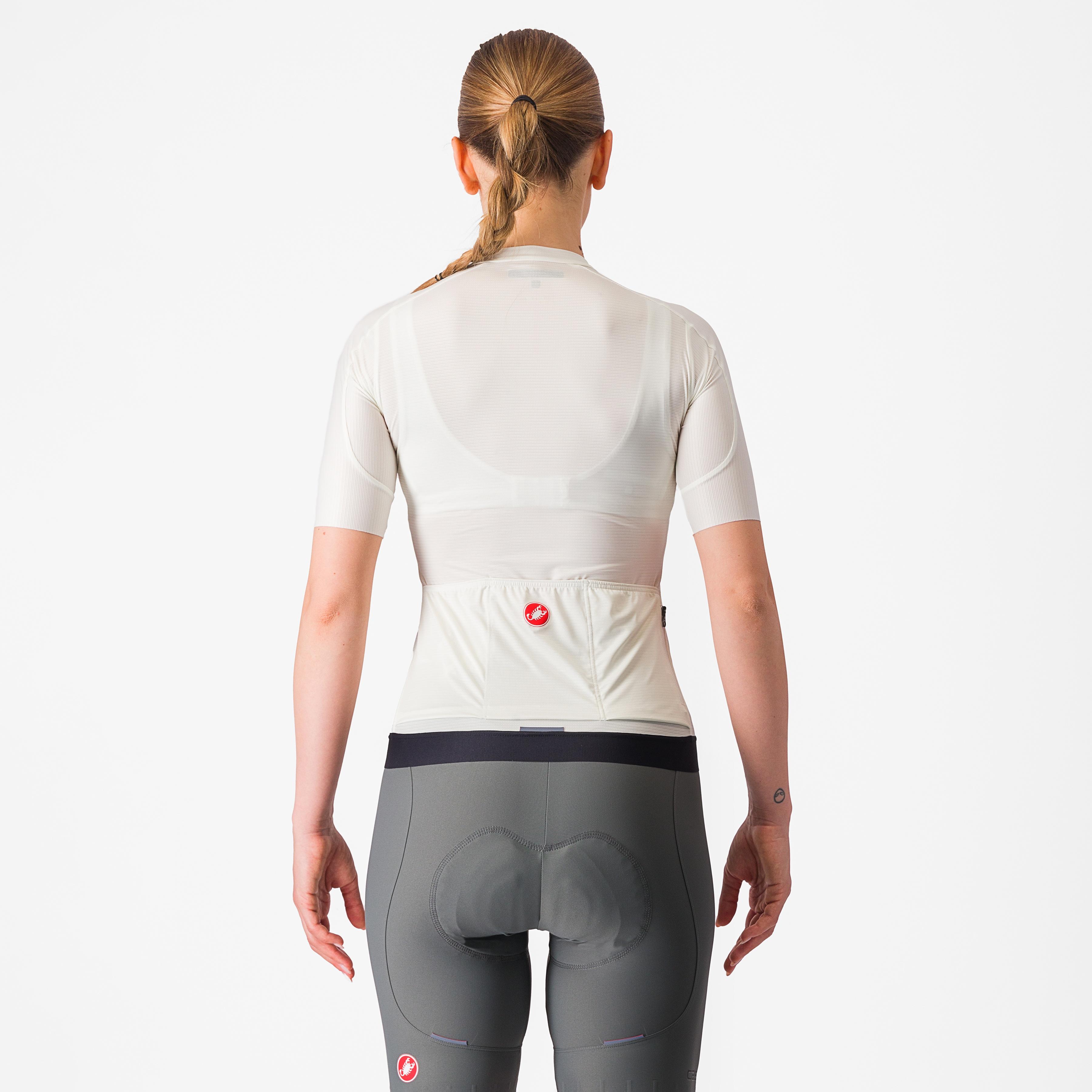 Espresso  w jersey - ivory/dark gray - castelli
