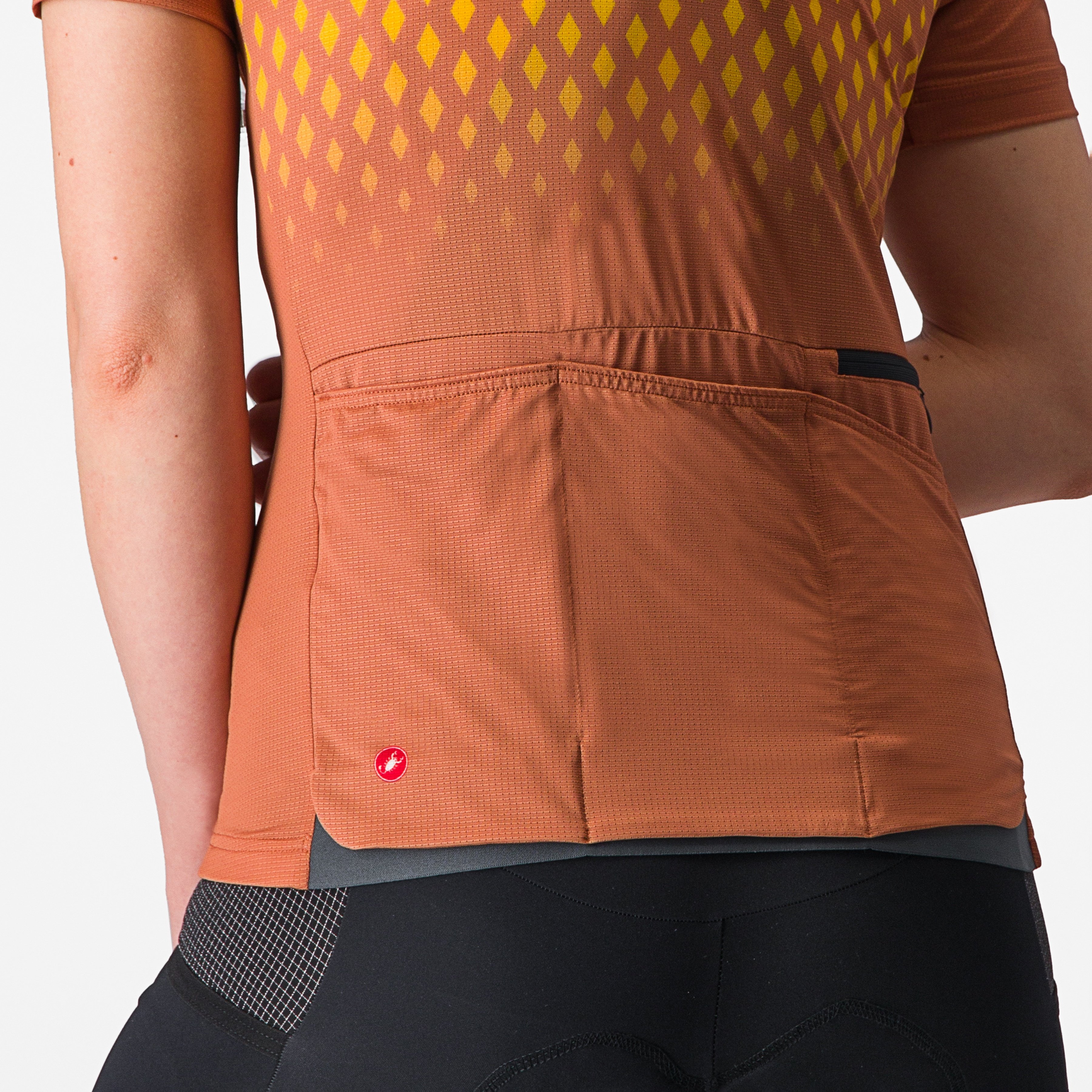 Unlimited sentiero 3 jersey - mocha/goldenrod - castelli