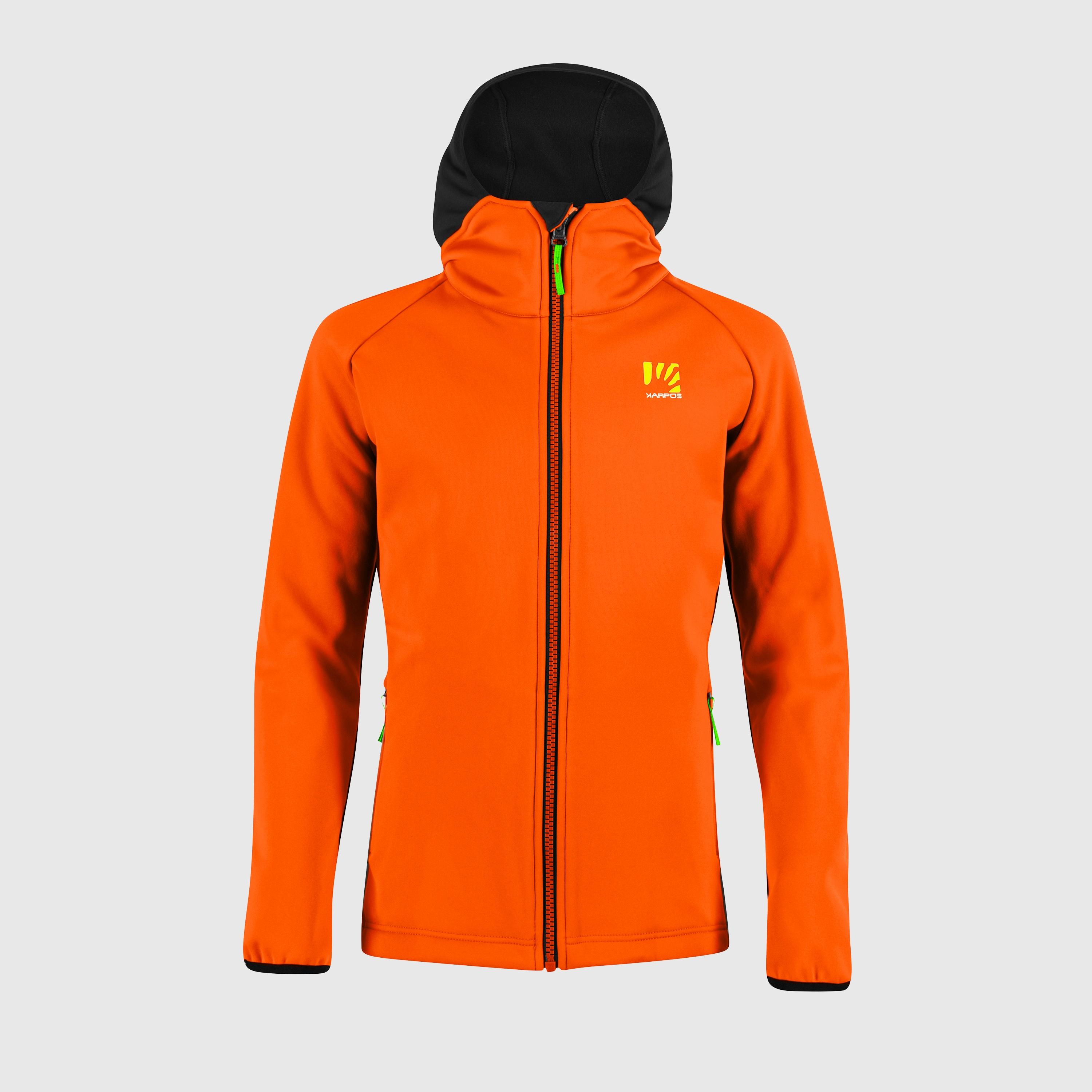 Lavaredo kid winter jkt - sicy orange/black - karpos