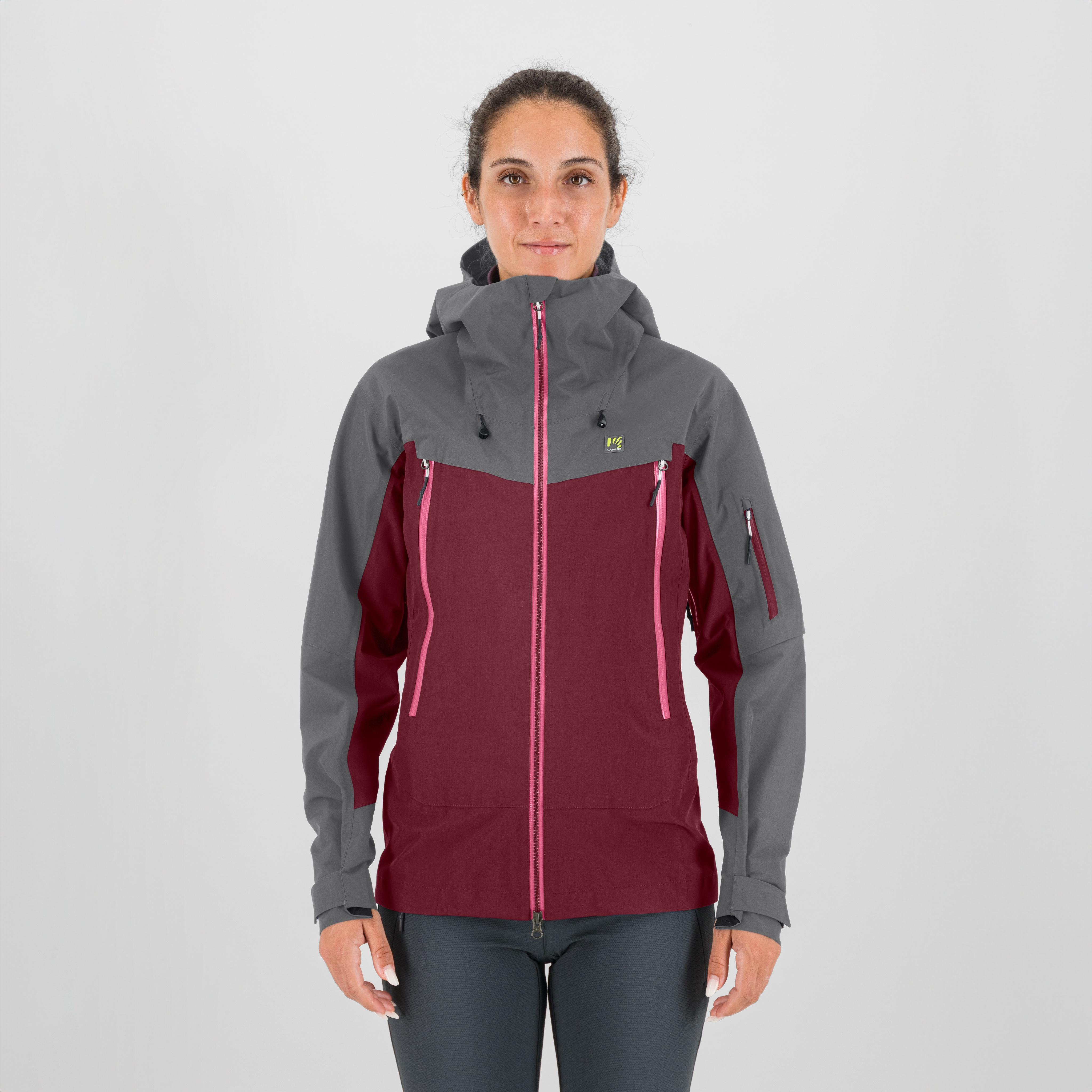Squall w jacket - crimson/smoked - karpos