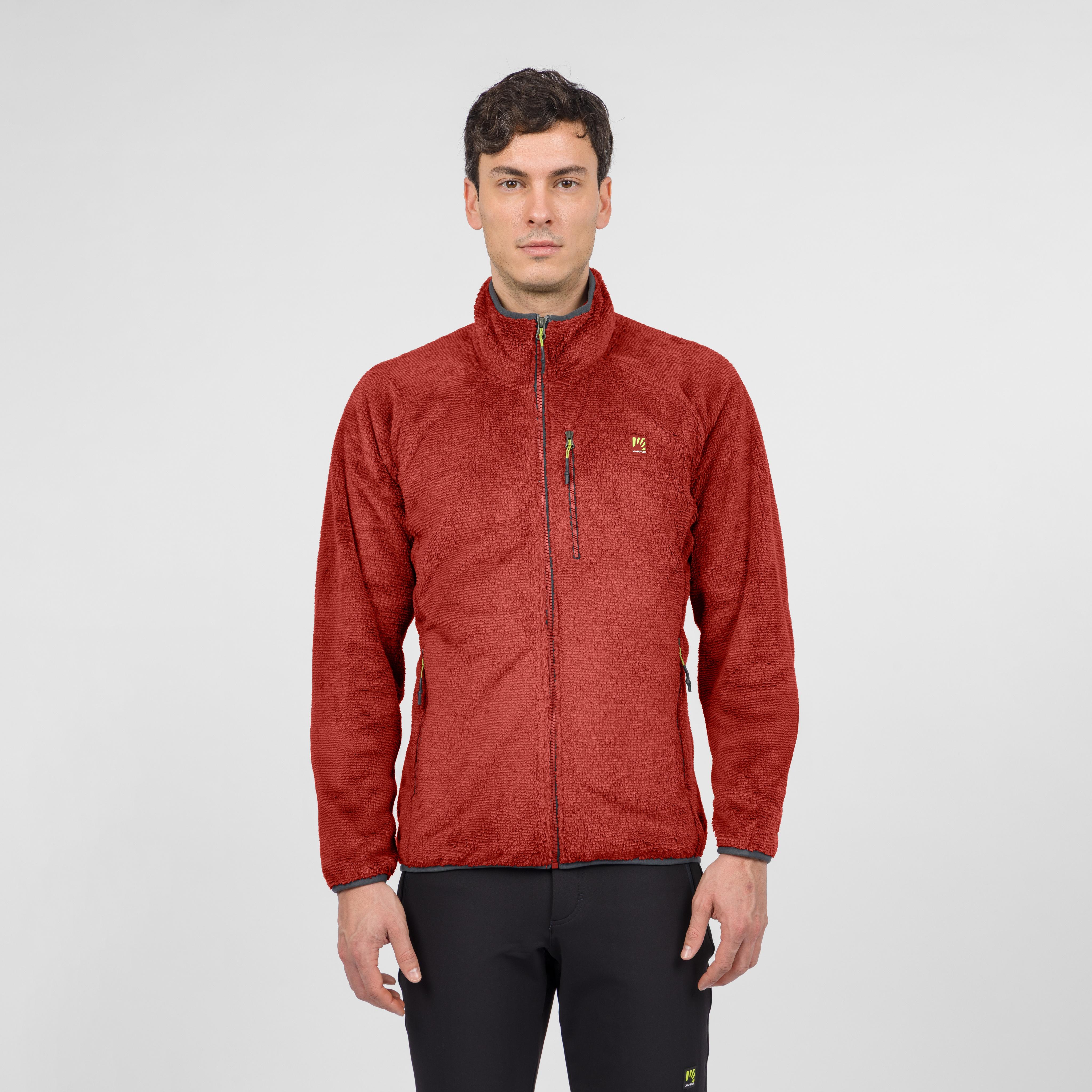 Vertice evo full zip fleece - fire - karpos