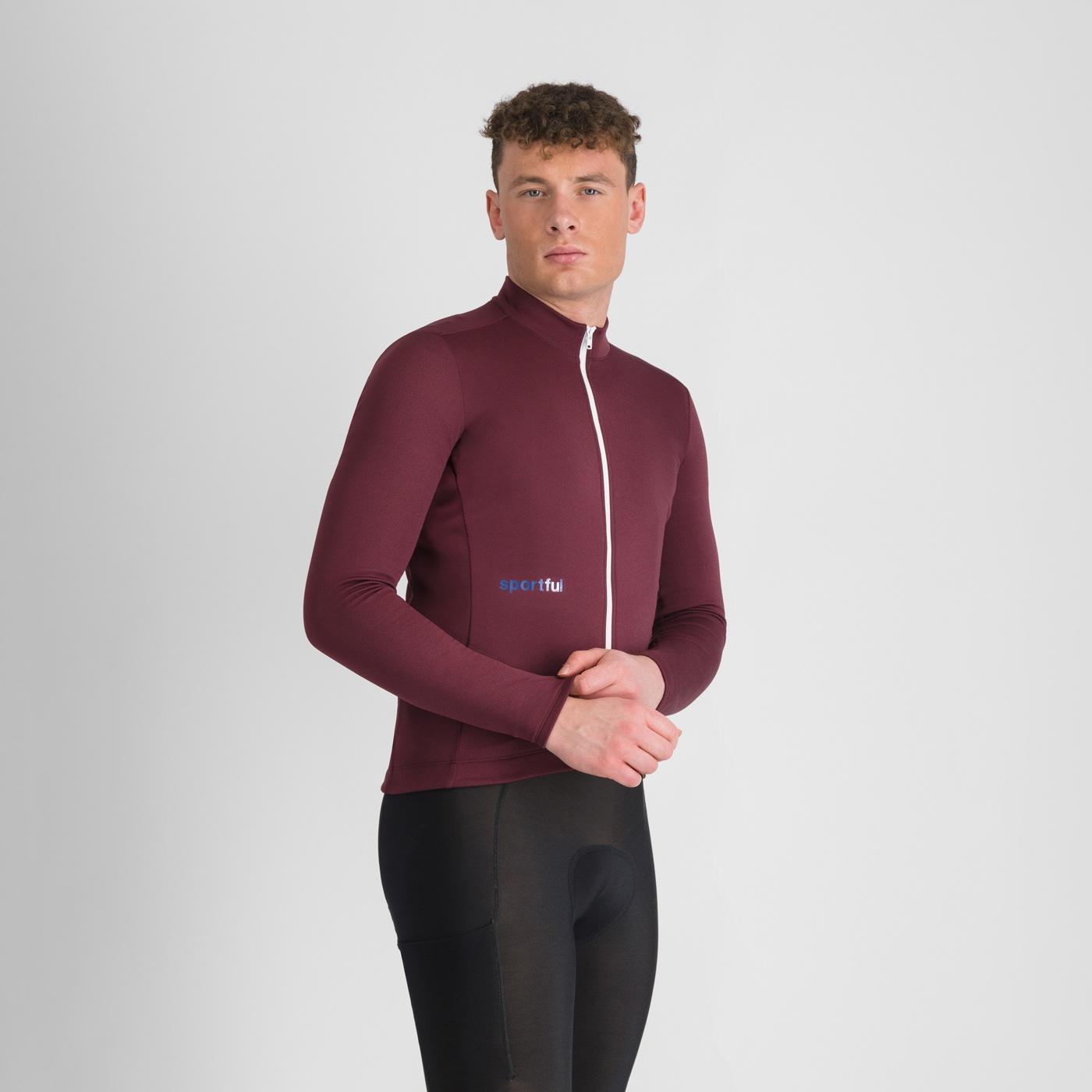 Classic thermal jersey - deep bordeaux - sportful