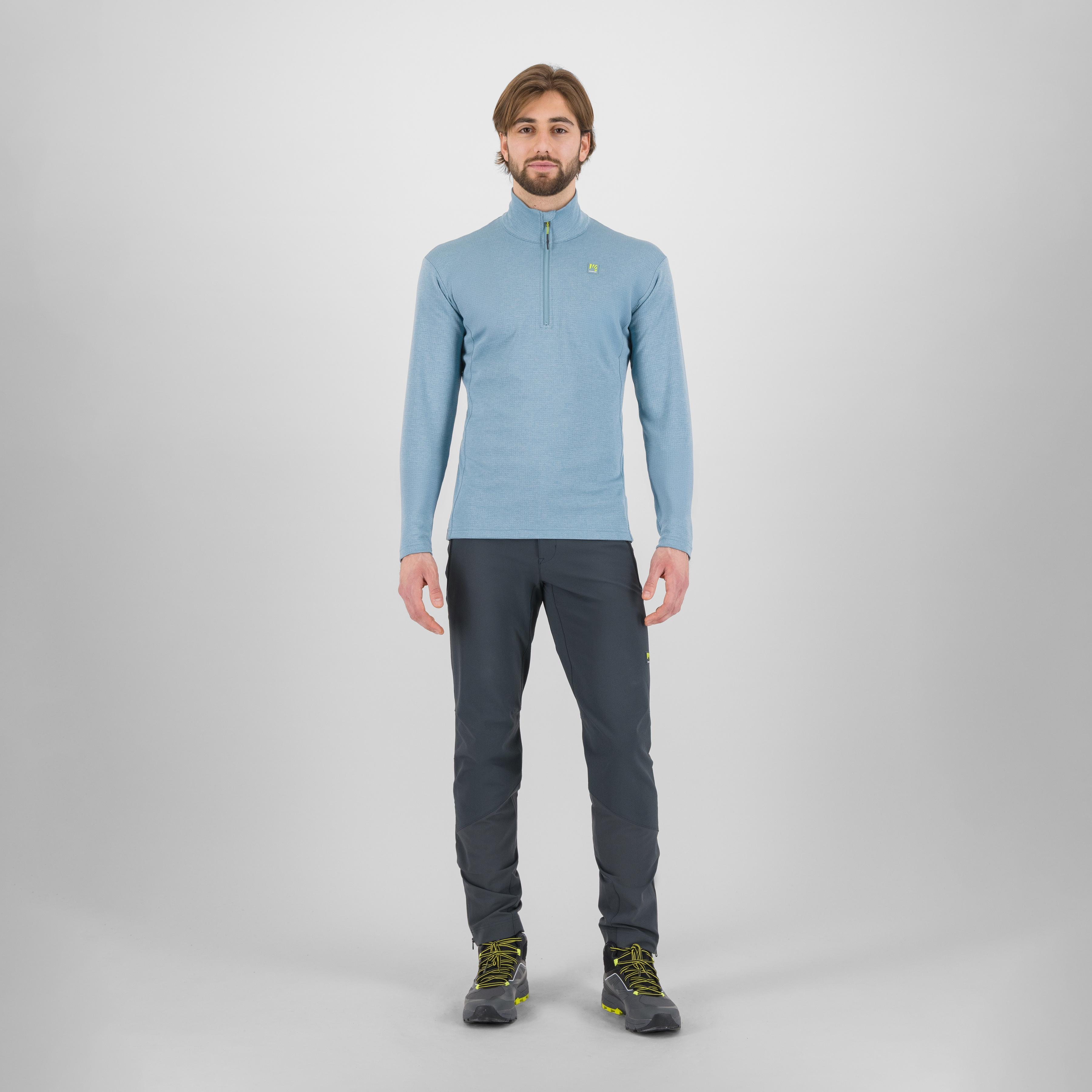 Pizzocco half zip - smoke blue - karpos