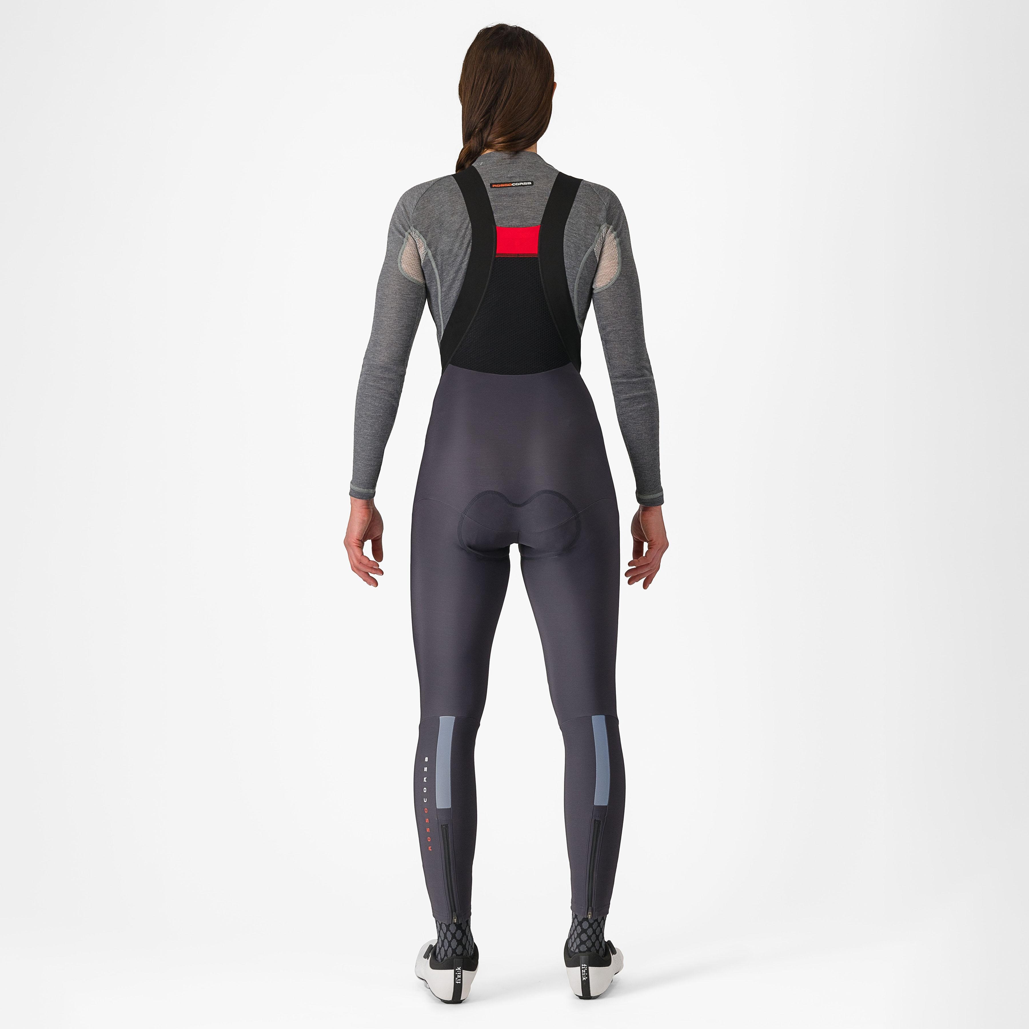 Sorpasso ros w bibtight - dark gray - castelli
