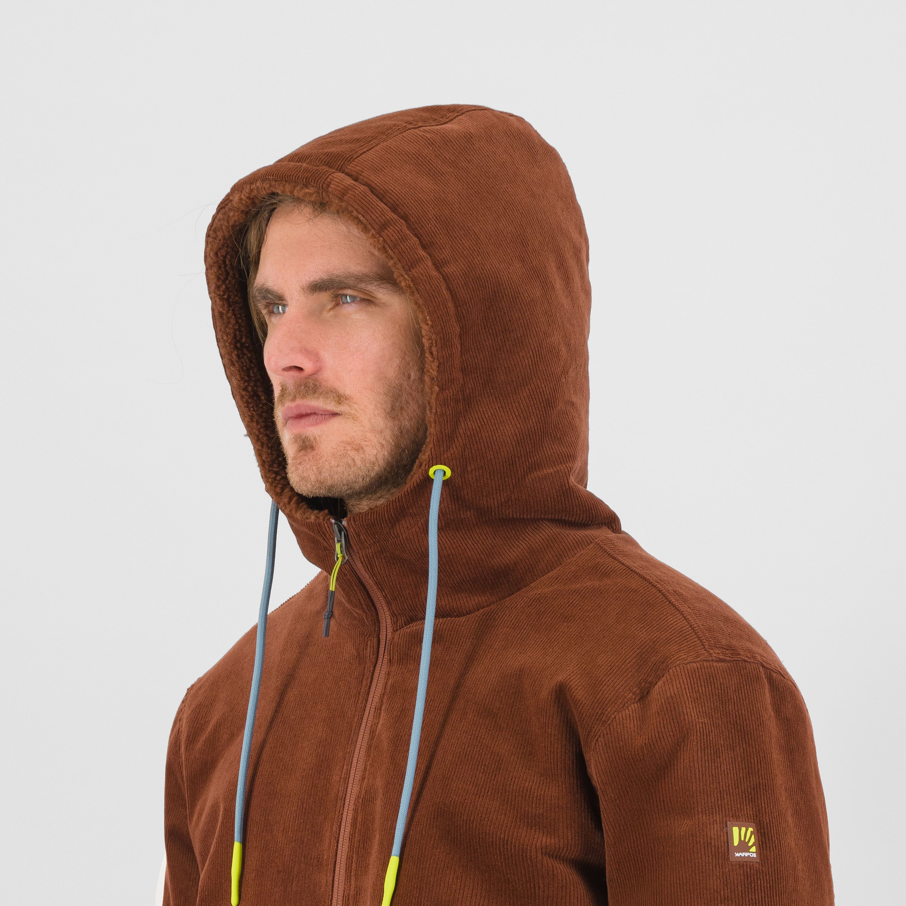 Ghiro hoodie jacket - mahogany - karpos