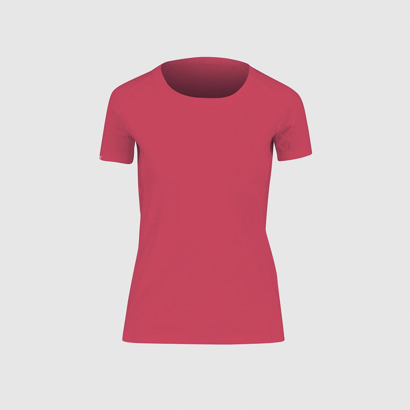 Berto cotton w t-shirt - rosa paradiso - karpos